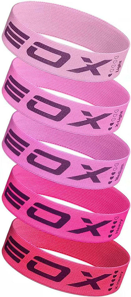 Get Fit with Our Non-Slip Resistance Loop Bands! Perfect for Legs, Butt & Glutes - 5 Levels of Resistance in Cute Pink! 💪🌸 #FitnessGoals #WorkoutEssentials