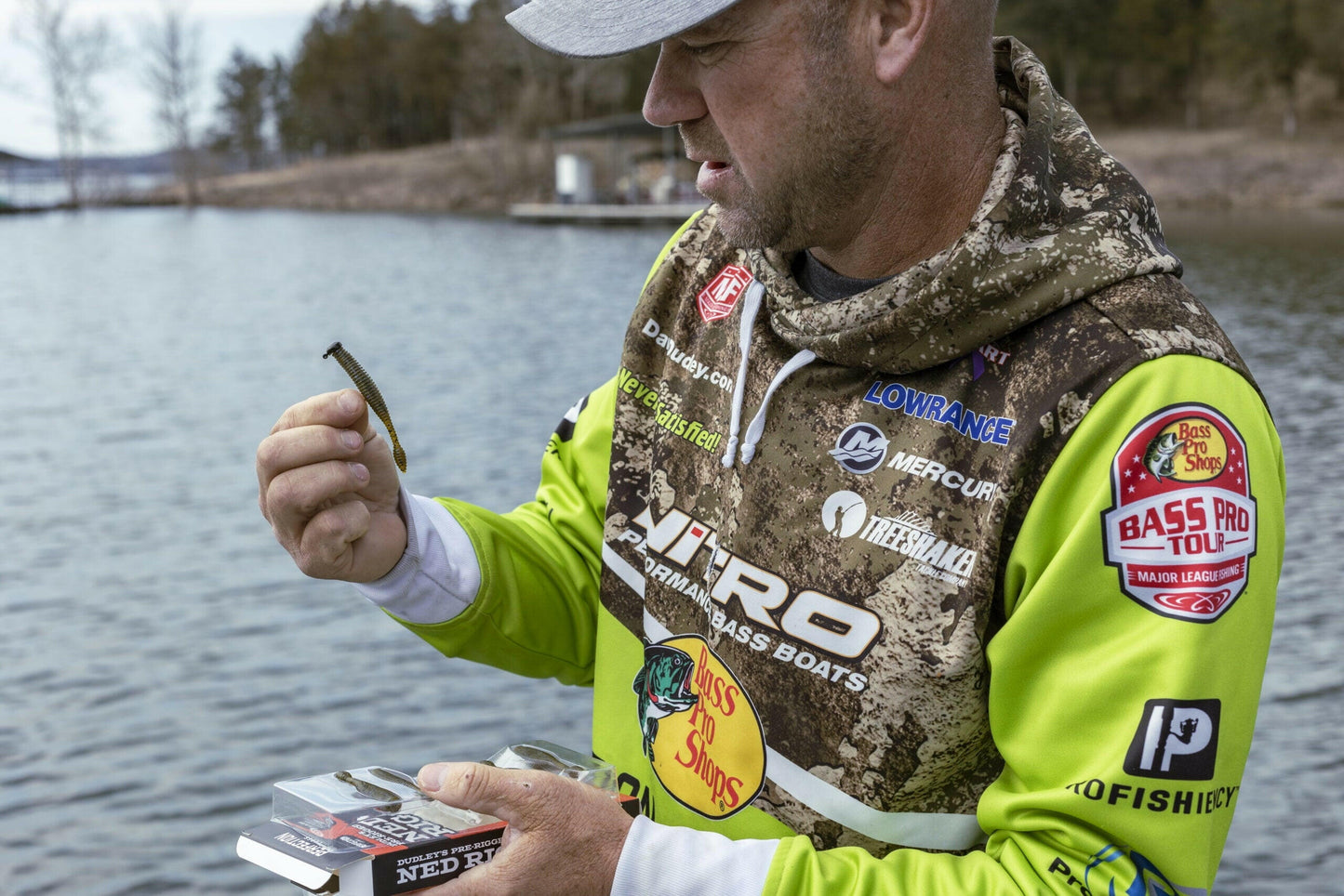 Catch more bass and trout with Dudley's Pre-Rigged Green Pumpkin Violet Ned Rig Finesse Worm Kit! 🎣🌊 #FishingGear #NedRig #BassFishing.