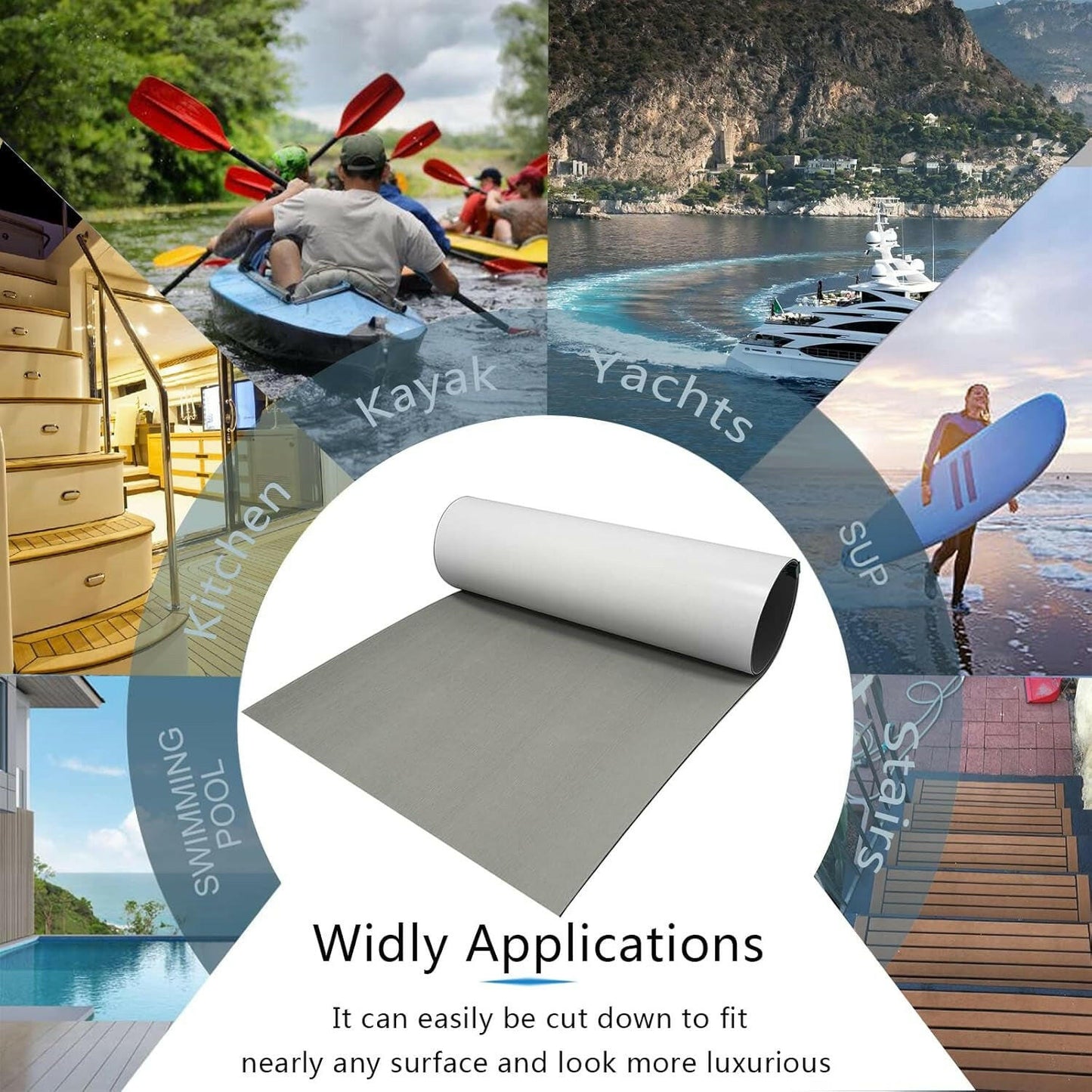 Upgrade Your Boat with Premium Non-Slip EVA Foam Decking - Ideal for Yachts, Pontoons & More! 🌊🚤.