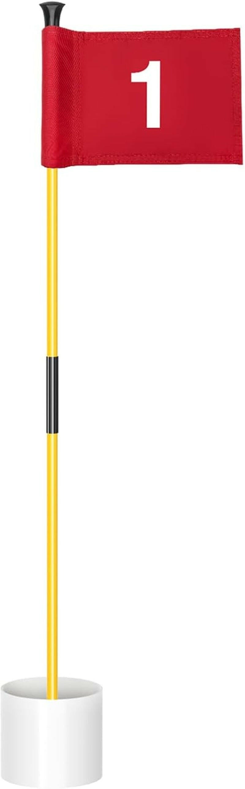 Elevate Your Backyard Golf Game with Our Mini Golf Flagstick Set - Perfect for Putting Practice! 🏌️‍♂️⛳️ #GolfLife #BackyardFun