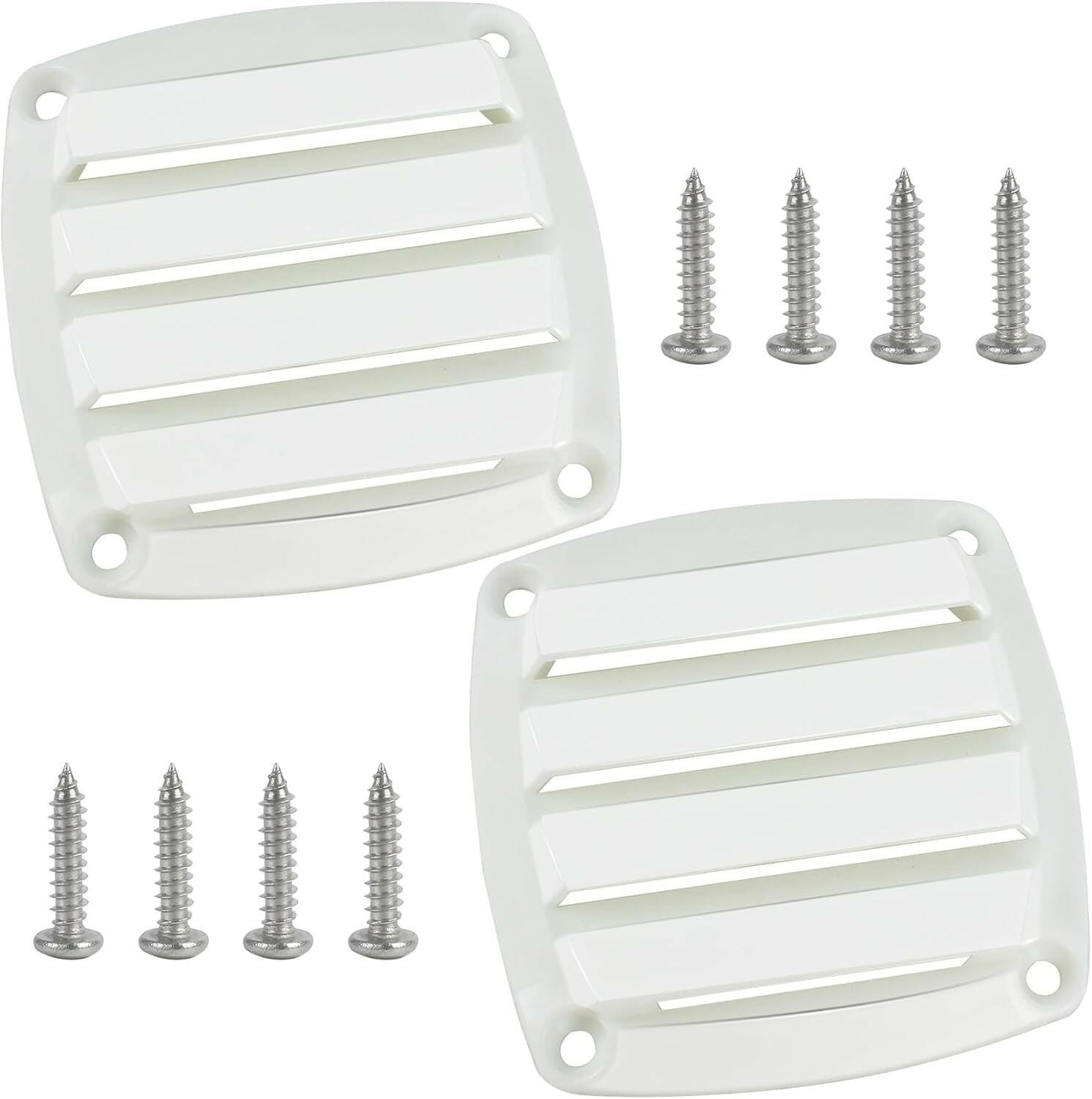 Breathe Easy on Your Boat! 🌊🚤 Grab Our 2 or 4 Pack of 3-Inch Nylon Louvered Marine Vents - Perfect for Yachts, RVs, and More! 🛥️✨ #MarineVent #BoatLife.