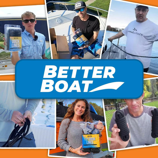 Upgrade Your Docking Game with Our 15Ft Double Braided Nylon Boat Ropes - 4 Pack in Sleek Black! 🛥️⚓️ #MarineGear #BoatLife.