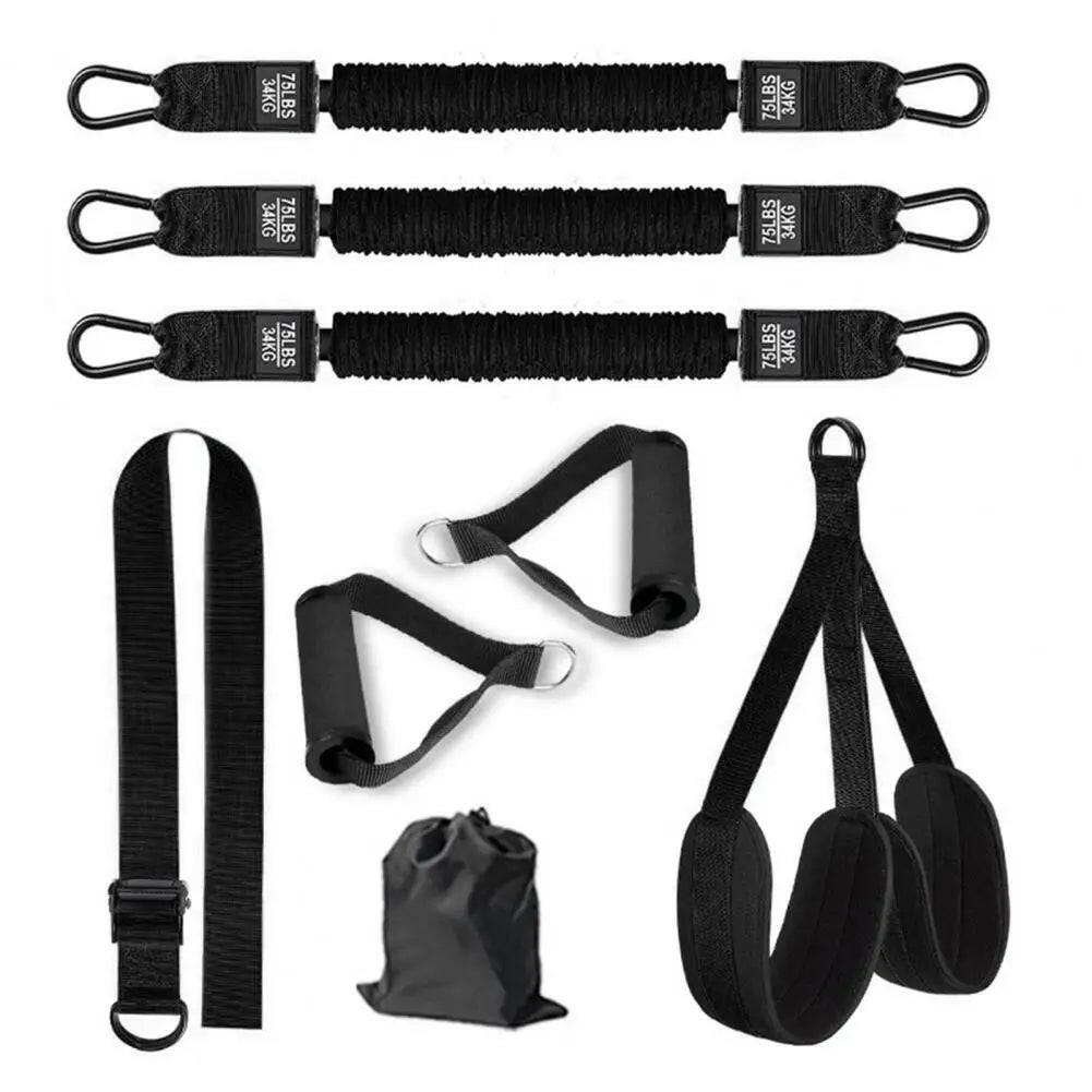 Transform Your Home Workouts with Our Adjustable Heavy Duty Pull-Up Band Set! 💪🏋️‍♂️ #AchieveYourFitnessGoals.