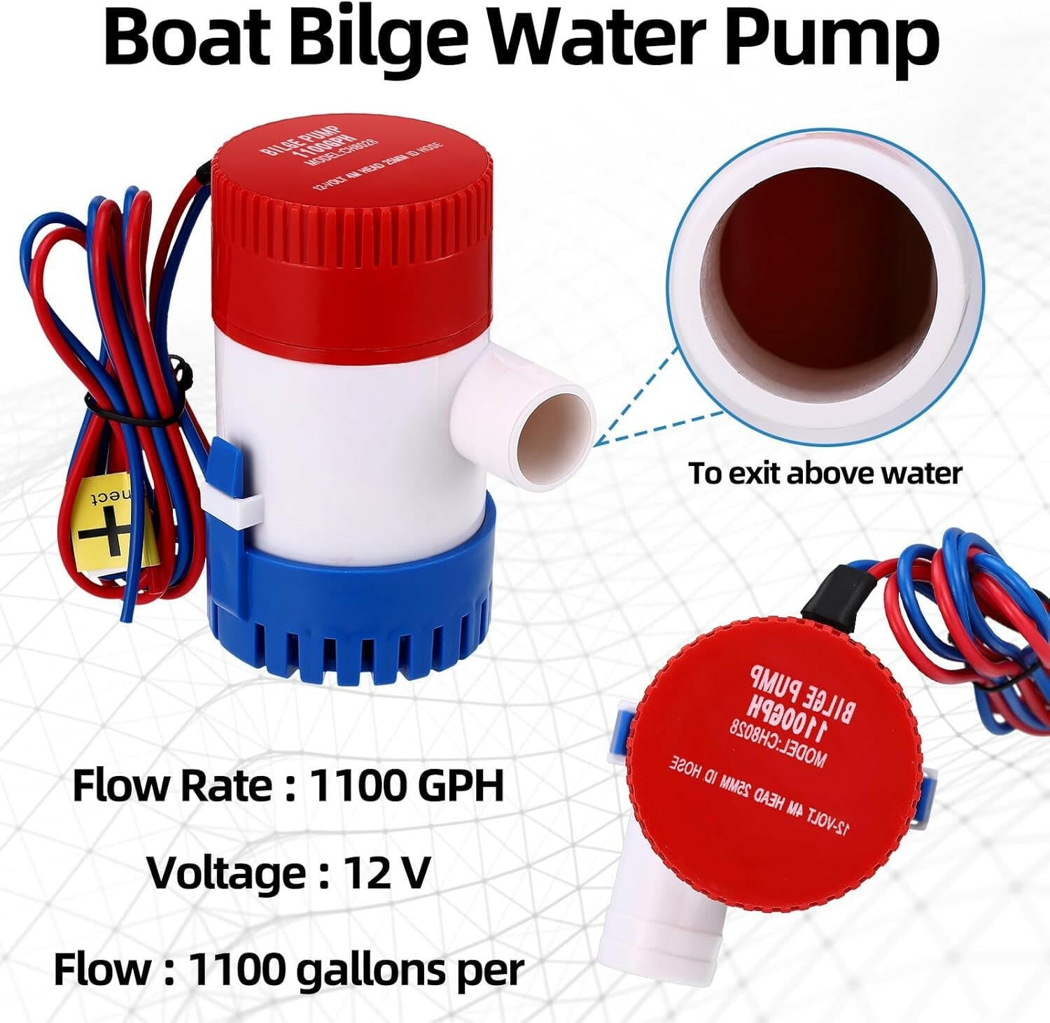 Upgrade Your Water Management with Our 2-Pack 12V Submersible Bilge Pumps – Perfect for Boats, Pools, and Ponds! 🌊🚤 #WaterPump #BoatingEssentials #DIY.