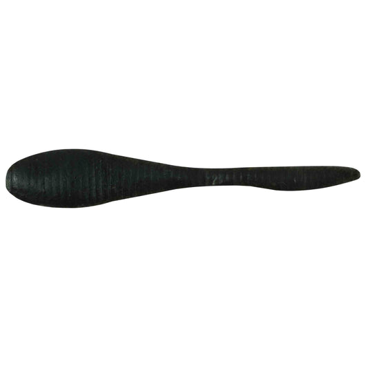 Alive! Black Leech Fishing Bait, 1 Inch (3 cm)