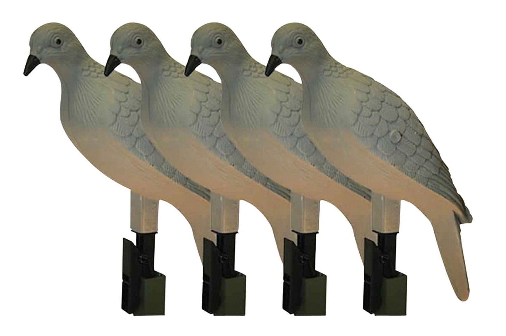 Clip-On Dove Decoys, 4-Pack, HW9004, Lightweight Design, Ideal for Dove Hunting