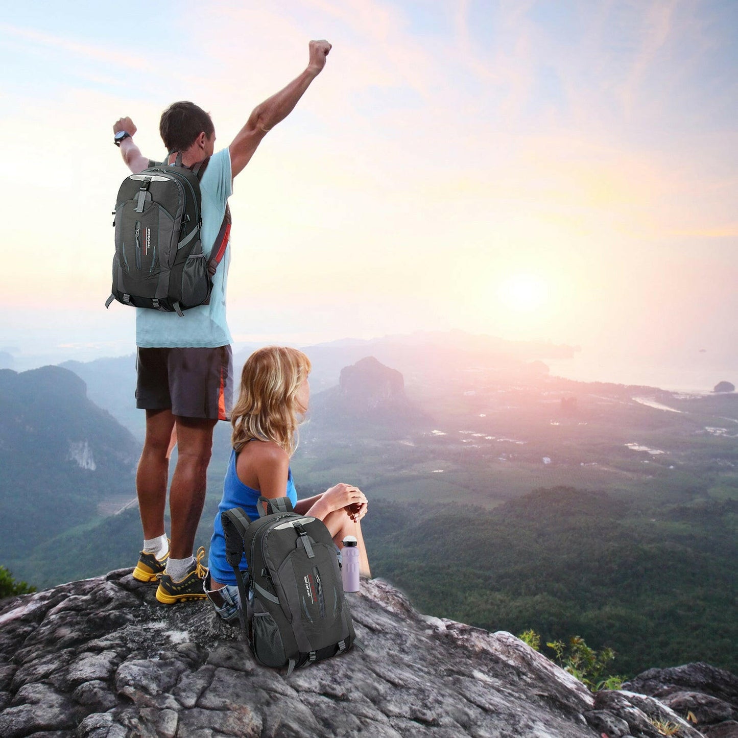 36L Waterproof Outdoor Backpack for Travel and Day Trips