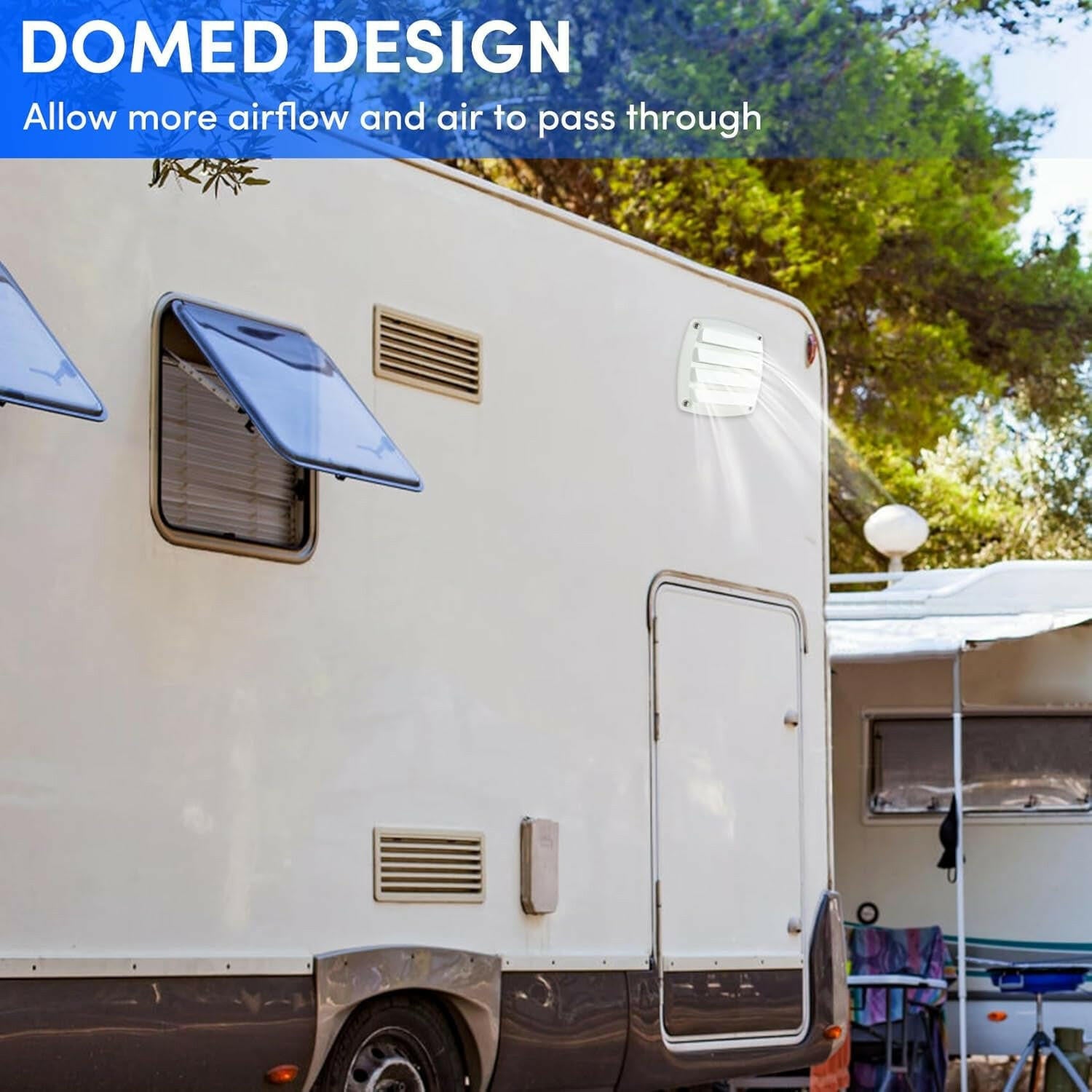 Breathe Easy on Your Boat! 🌊🚤 Grab Our 2 or 4 Pack of 3-Inch Nylon Louvered Marine Vents - Perfect for Yachts, RVs, and More! 🛥️✨ #MarineVent #BoatLife.