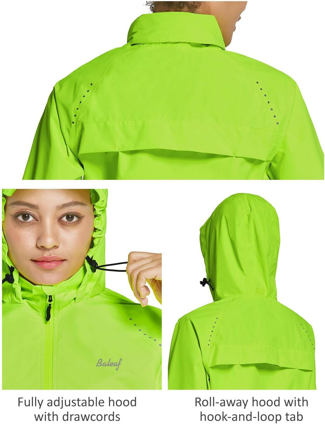 Stay Dry and Chic: Lightweight Waterproof Rain Jacket for Women - Ideal for Running & Cycling!