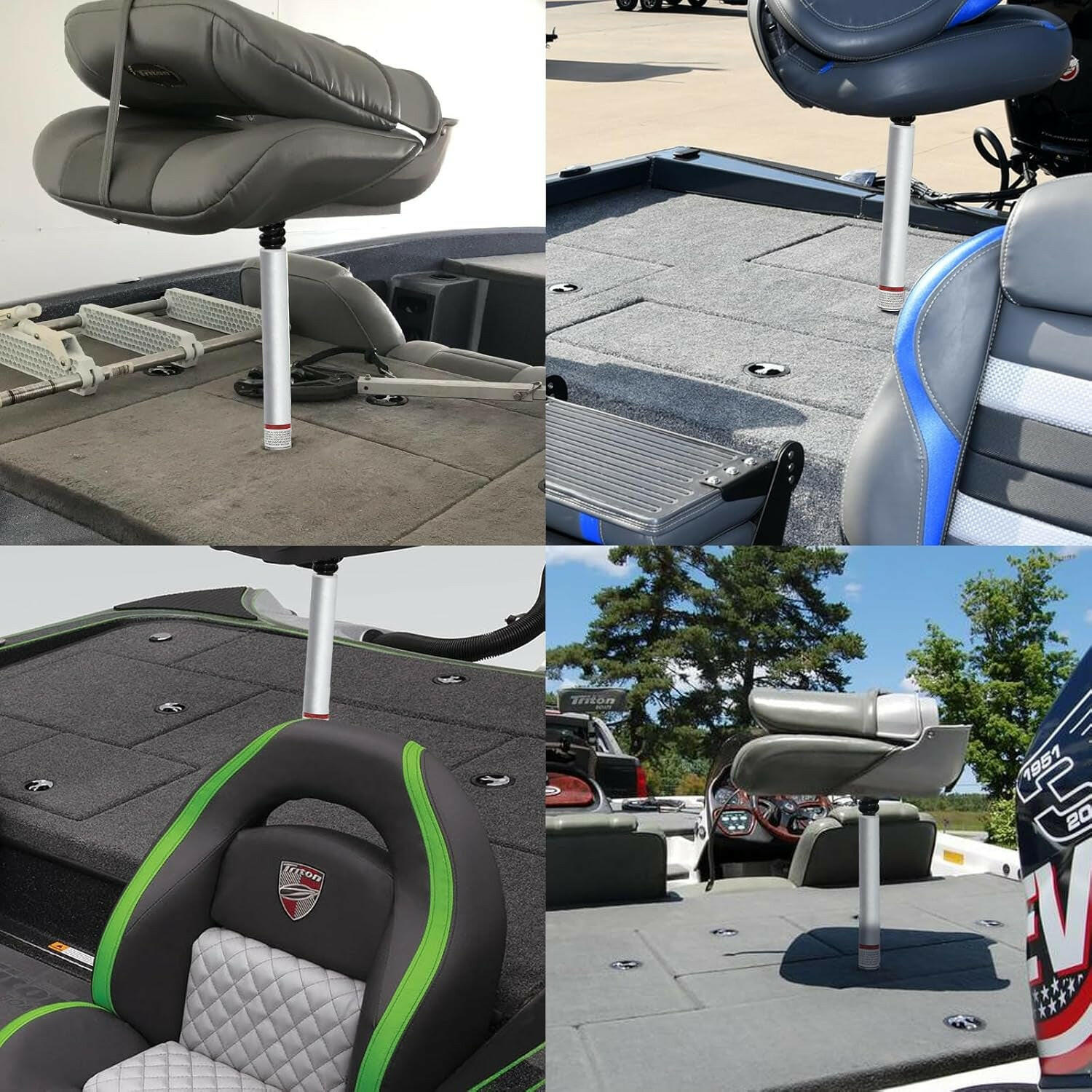 Elevate Your Boating Adventure with Our Premium 3/4" Marine Seat Post – Ideal for Fishing, Bass, and Pontoon Boats! 🛥️⚓️.