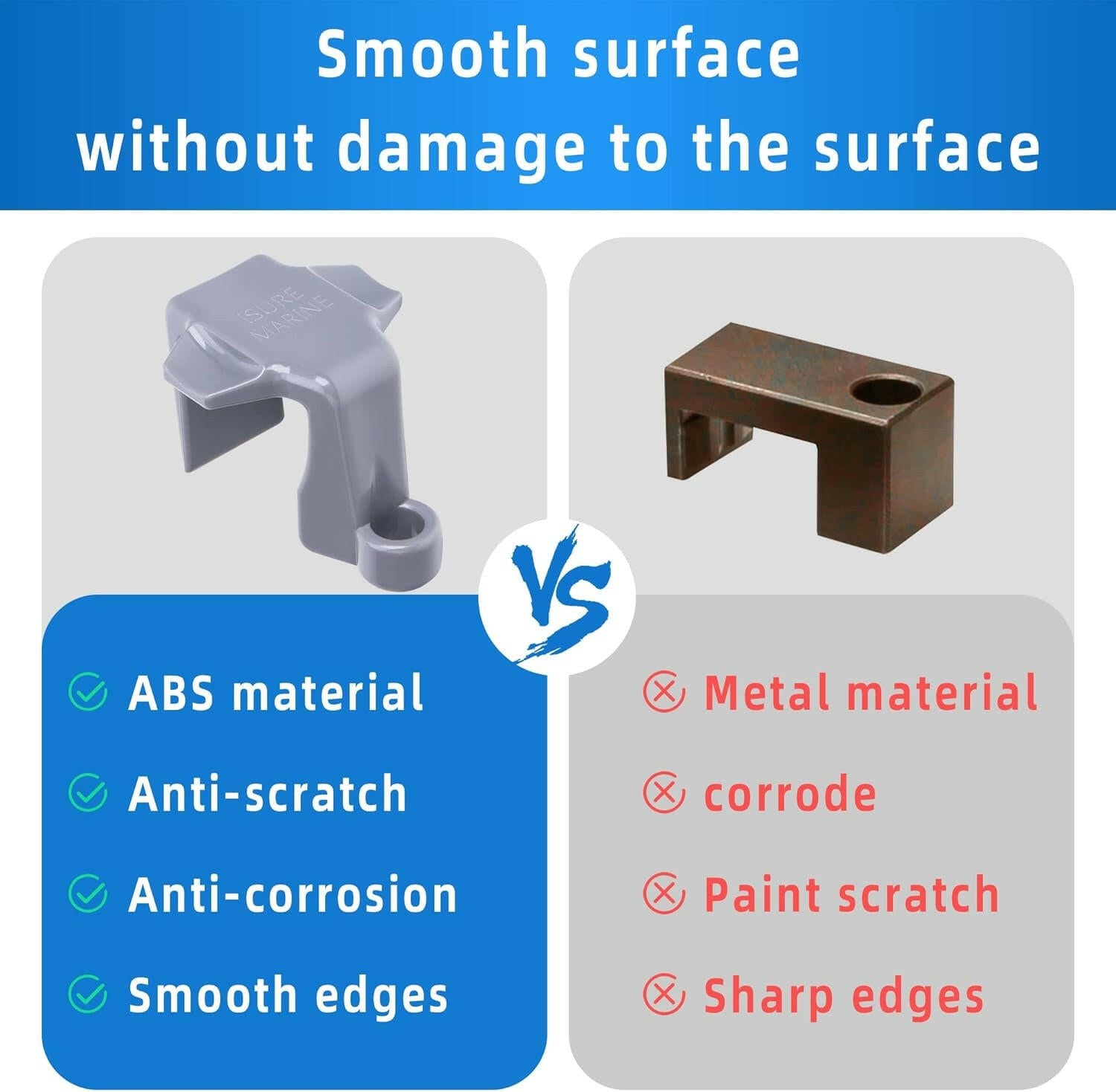 Upgrade Your Docking Game with 4 PCS Pontoon Boat Fender Clips! 🚤✨ Perfect for a Smooth Ride! #BoatLife #DockingEssentials.