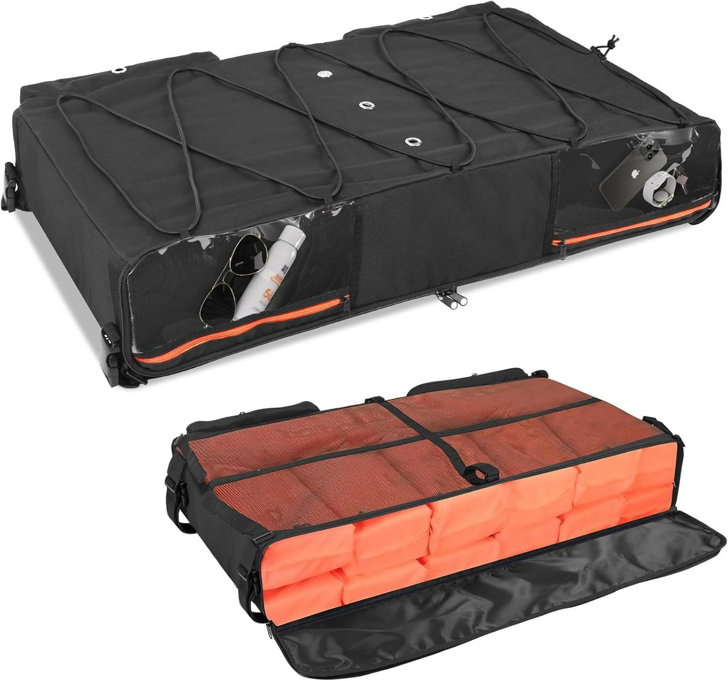 Say goodbye to boat clutter! Our T-Top Storage Bag keeps 6 life jackets tidy and ready for your next adventure! 🛥️💦 #BoatLife #StorageSolutions.