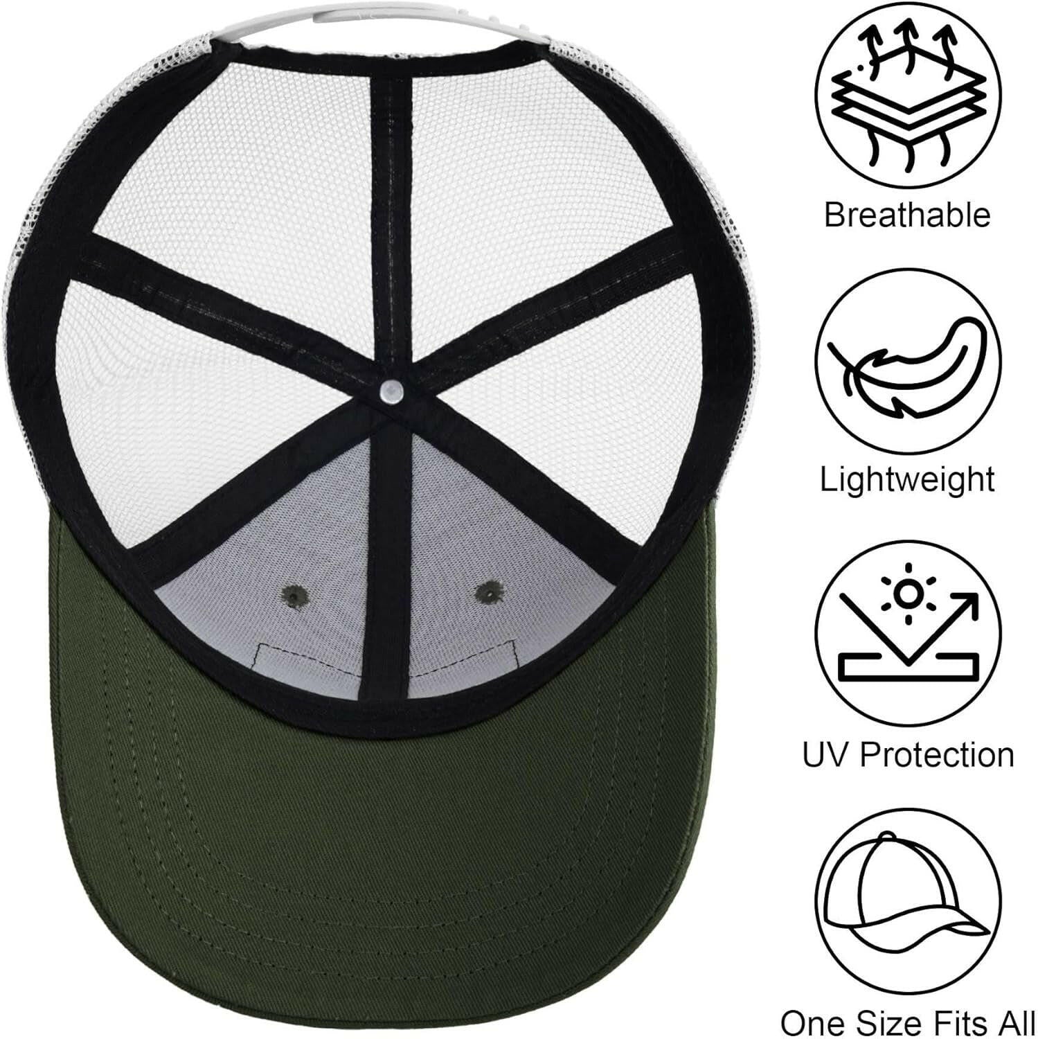 American Fish Flag Trucker Hats - Ideal Gifts for Anglers - Fashionable Snapback for Outdoor Activities and Everyday Use