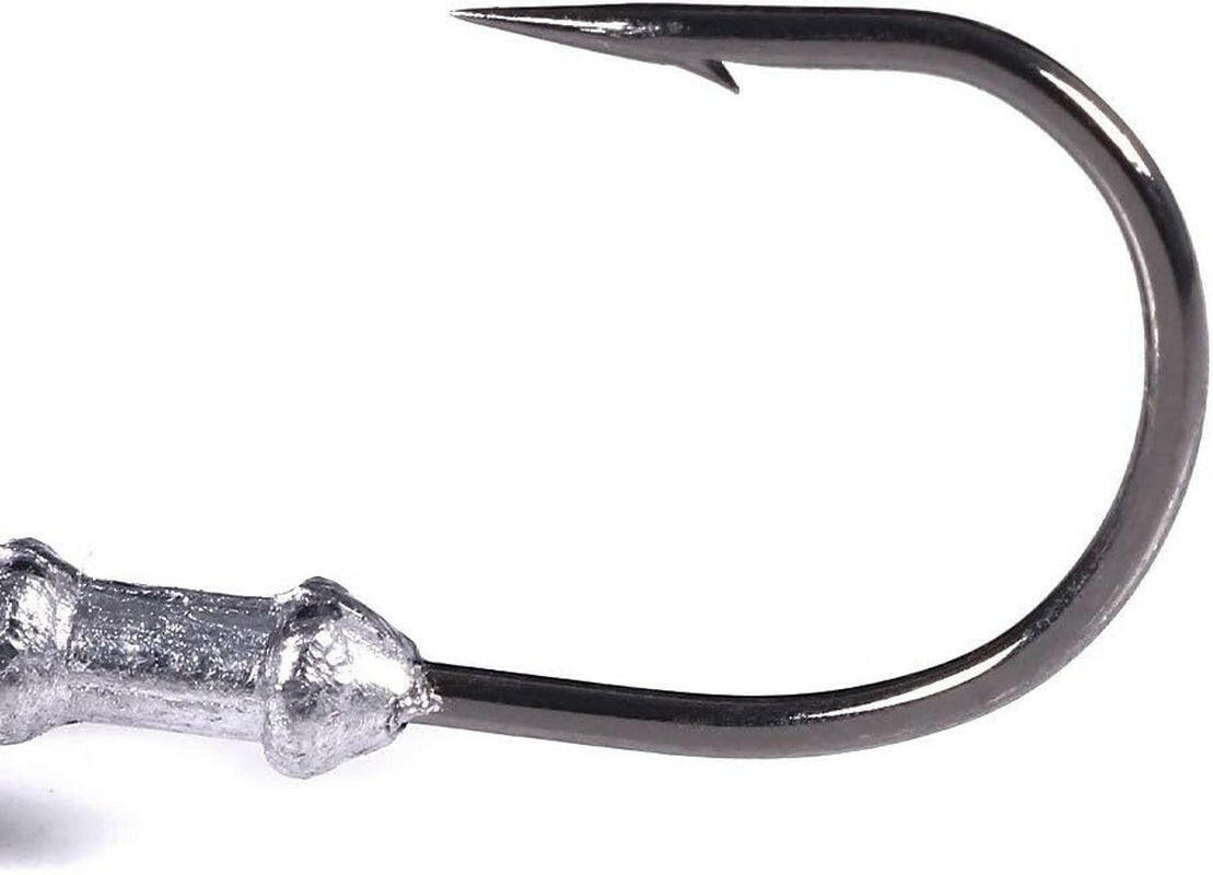 Swimbait Jig Head Saltwater Flats Jig Head Bait Spin Head Jigs Realistic Fish Head Jig Heads 5 Pack.