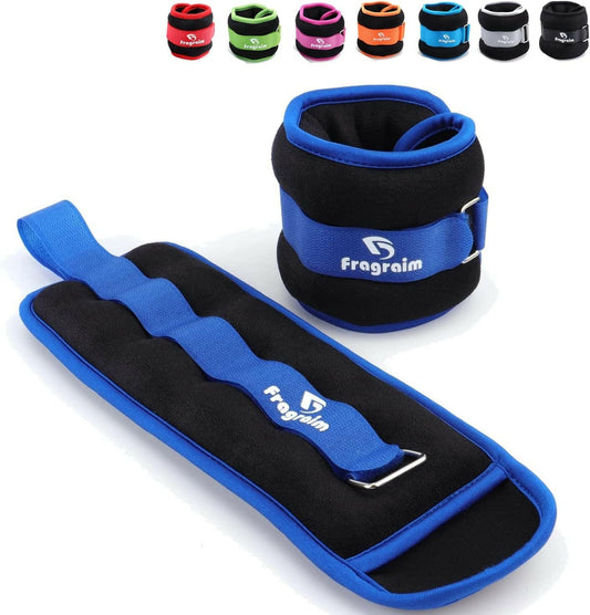 Adjustable Ankle Weights for All Ages - Perfect for Strength Training, Jogging, Gymnastics & More - Available in 1-20 LBS