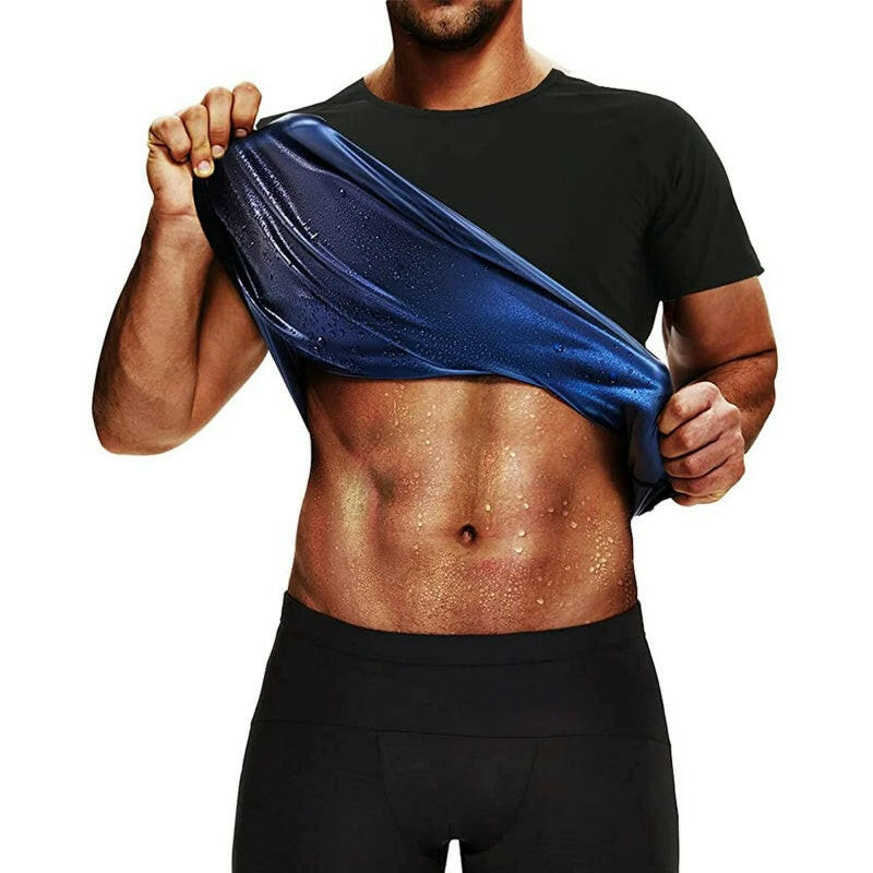 Sauna Shirt for Men Women Weight Loss Sweat Vest Suit Waist Trainer Shaper Slimming Workout Shapewear Tanks Fat Burner Shapewear