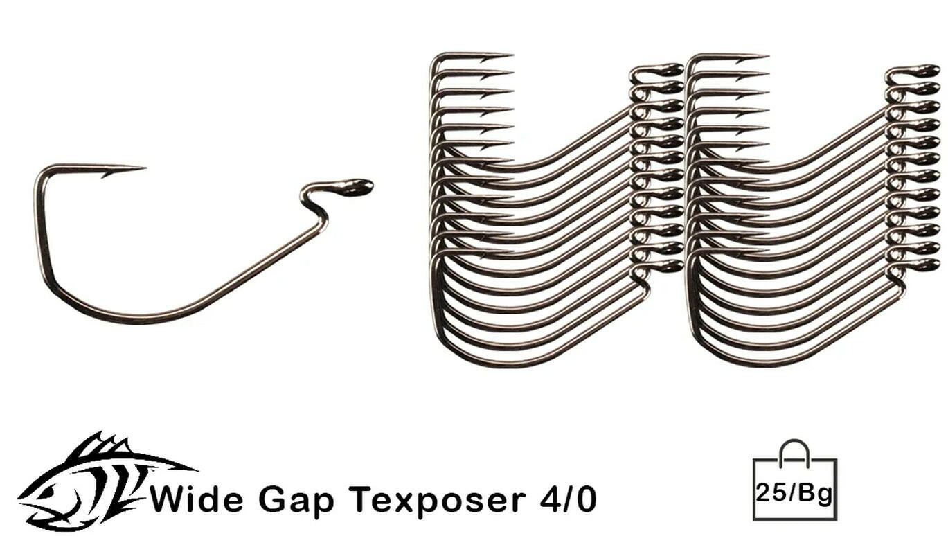 Wide Gap Texposer Hook - Perfect for Anglers Seeking Superior Bait Presentation.