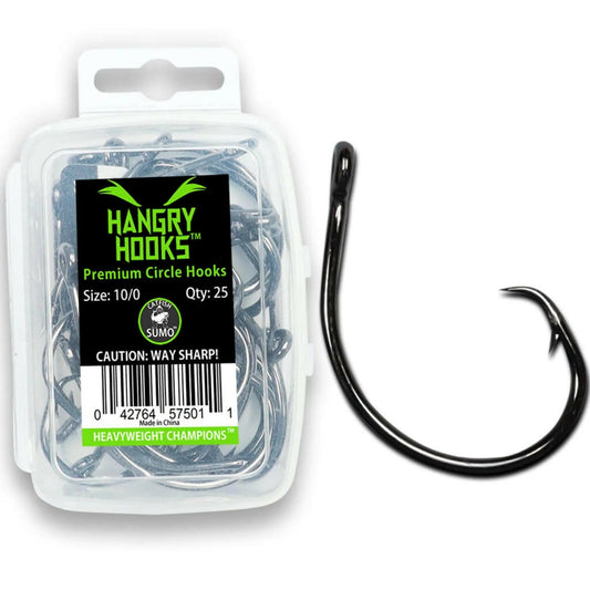 Hangry Hooks™ Straight Shank Circle Hook for Trophy Catfish