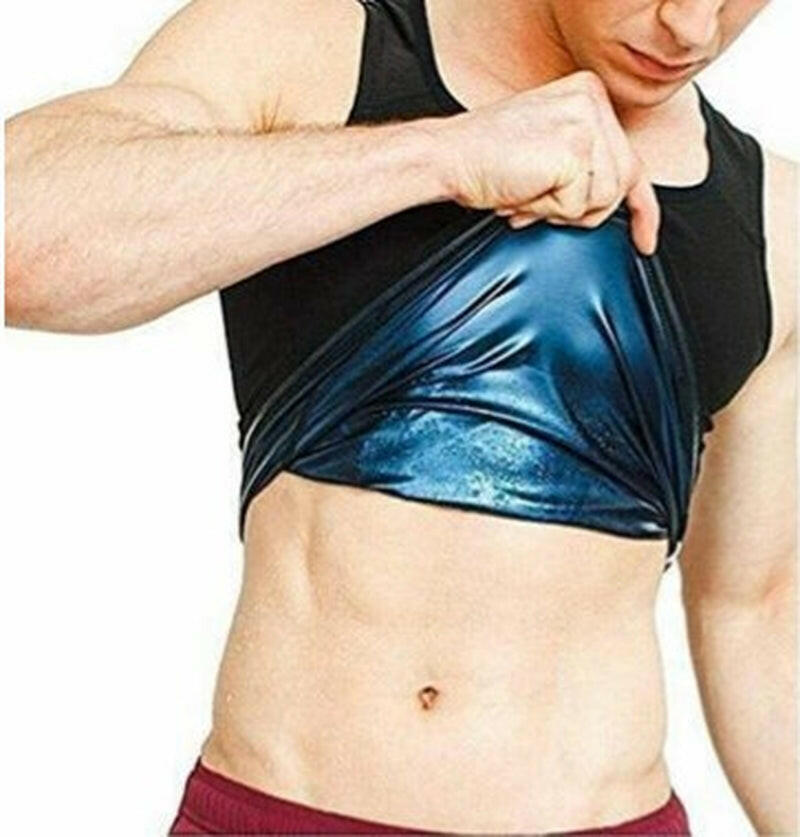 Sauna Shirt for Men Women Weight Loss Sweat Vest Suit Waist Trainer Shaper Slimming Workout Shapewear Tanks Fat Burner Shapewear