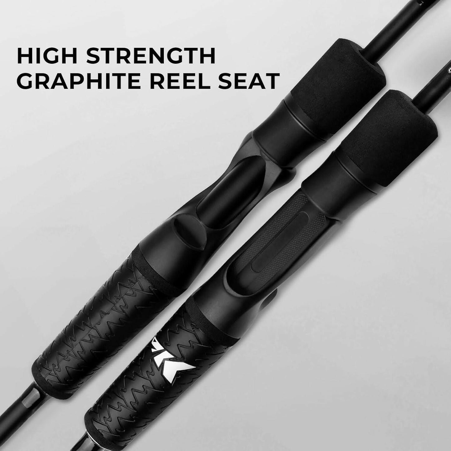Crixus Fishing Rods,Im6 Graphite Spinning Rod & Casting Rod W/Zirconium Oxide Ring Stainless Steel Guides, Superpolymer Handle.