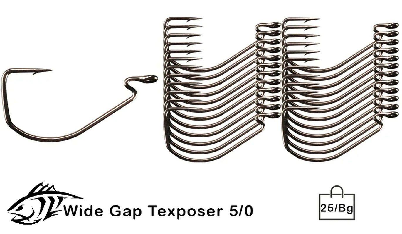 Wide Gap Texposer Hook - Perfect for Anglers Seeking Superior Bait Presentation.