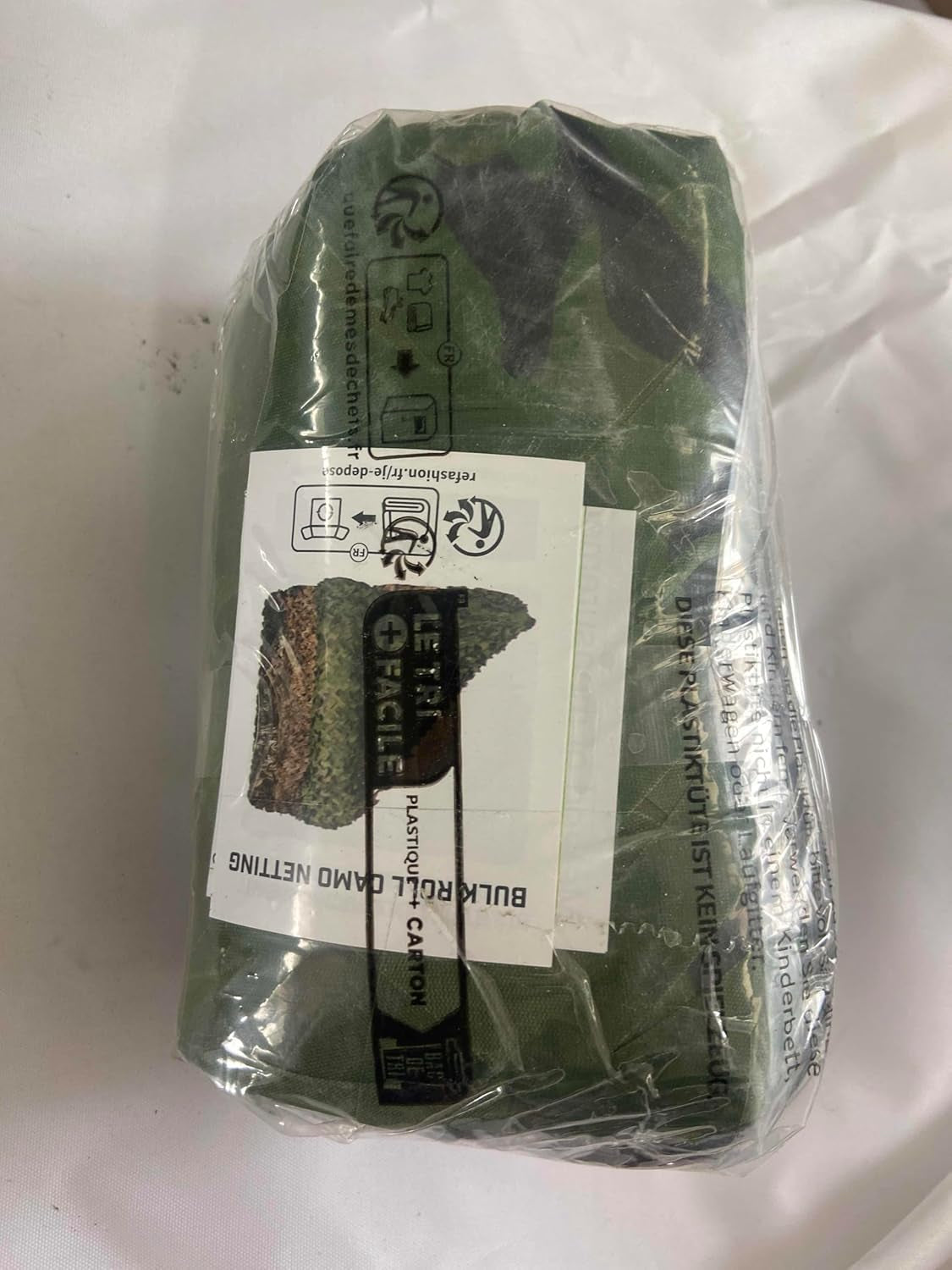 Camouflage Netting Bulk Roll for Hunting, Military Use, and Sunshade Applications