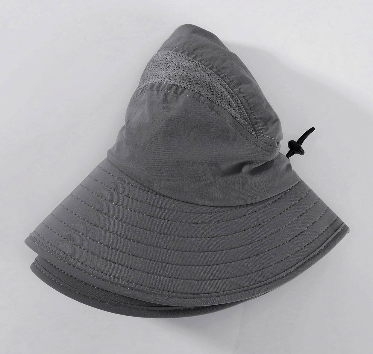 Ultimate UPF 50+ Men's Wide Brim Fishing Hat with Neck Flap - Superior Sun Protection for Outdoor Adventures