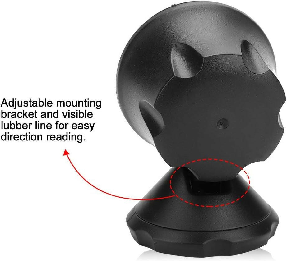 Navigate with Ease: Adjustable Night Vision Marine Compass for Your Boat, Truck, or Car Dashboard! 🌊🧭✨.