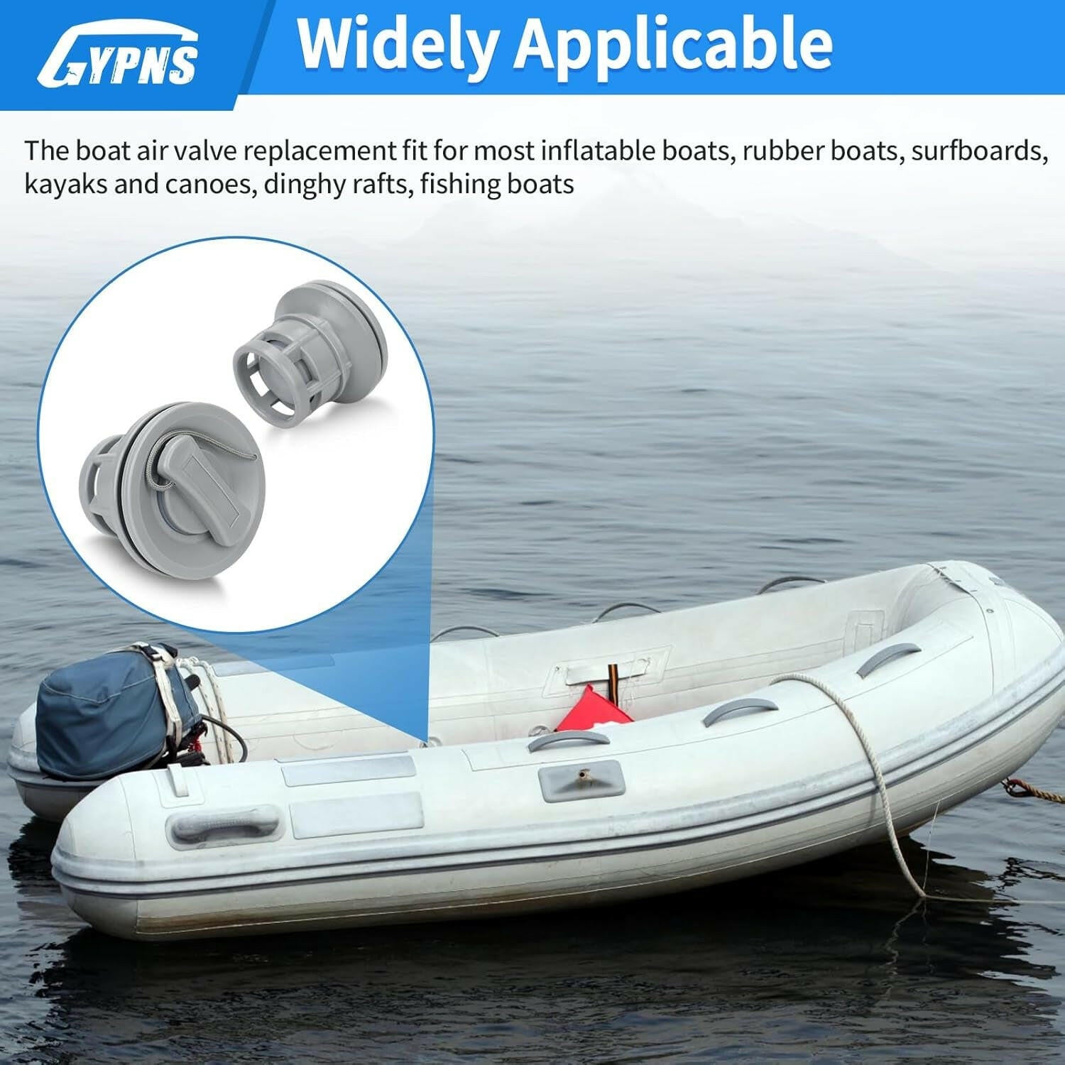 Upgrade Your Adventure! 🌊✨ Inflatable Boat Air Valve Cap Plugs Kit - Perfect for Kayaks, Rafts & More! 🚣‍♂️💨 (Pack of 2).