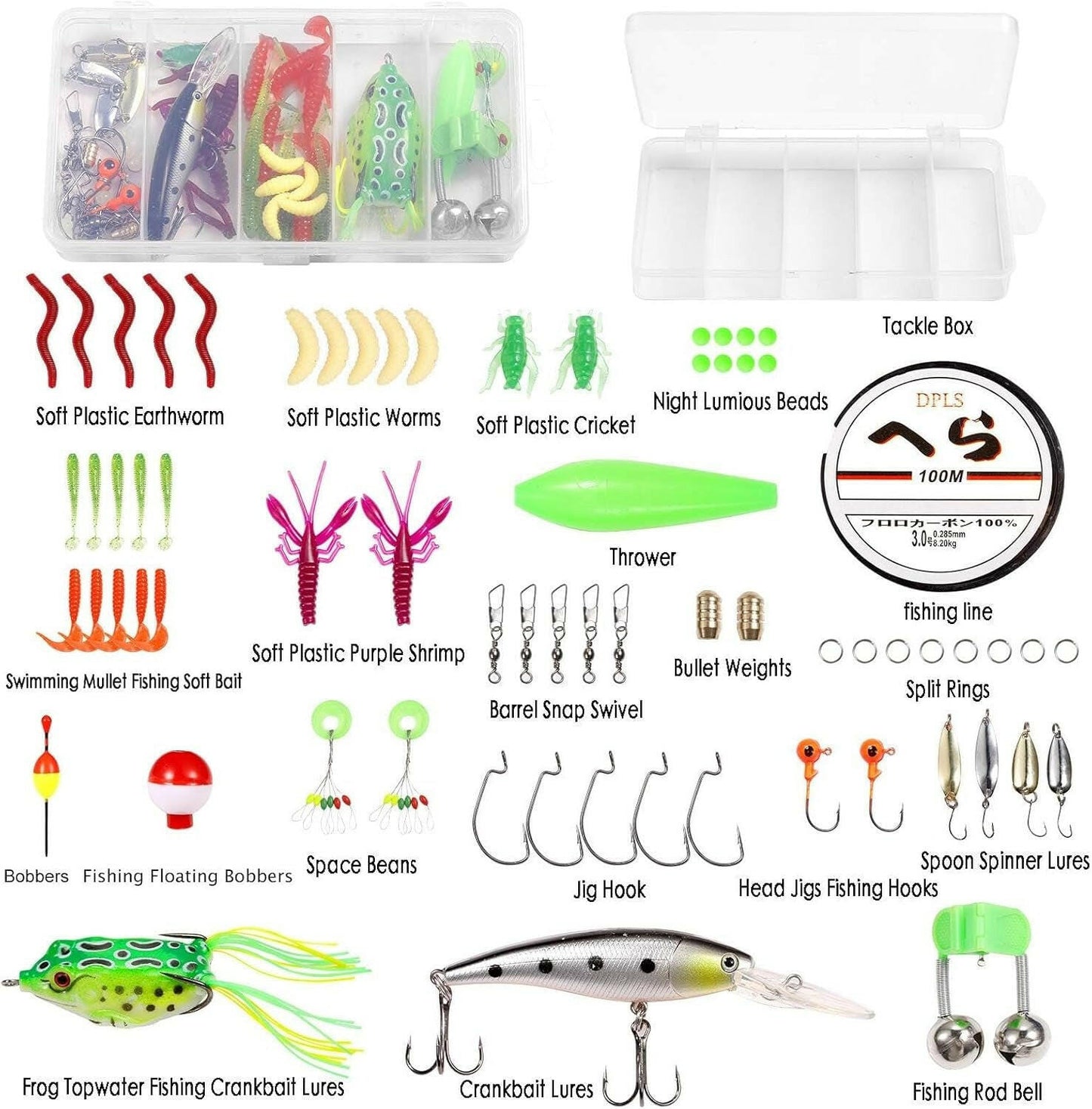 Ultimate Kids Fishing Pole Kit - Telescopic Rod & Reel Combo with 70-Piece Gear Set, Lures, and Carry Bag for Boys and Girls.