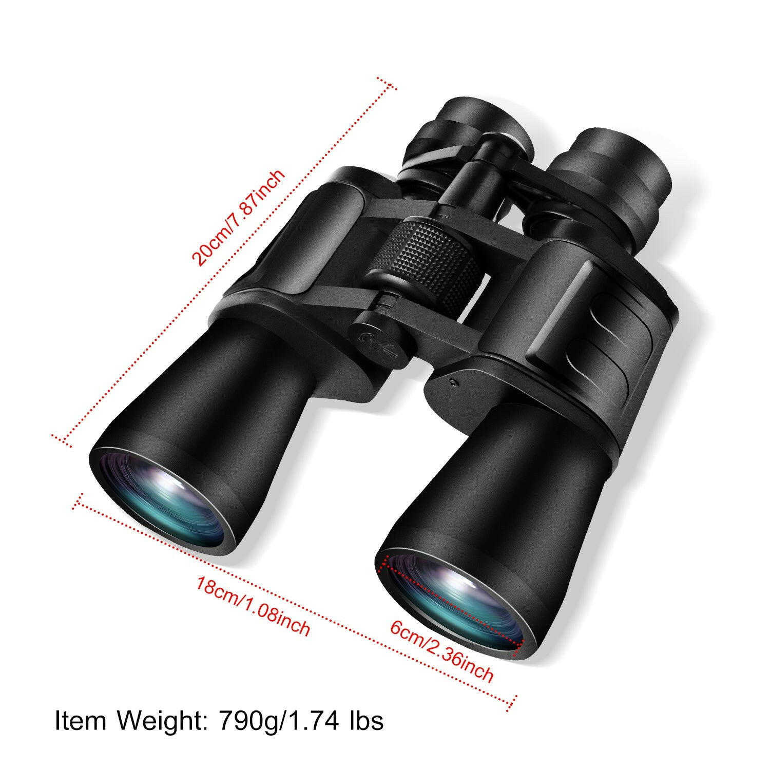 Portable Zoom Binoculars with FMC Lens for Low Light Night Vision - Ideal for Bird Watching, Hunting, Sports Events, and Concerts for All Ages