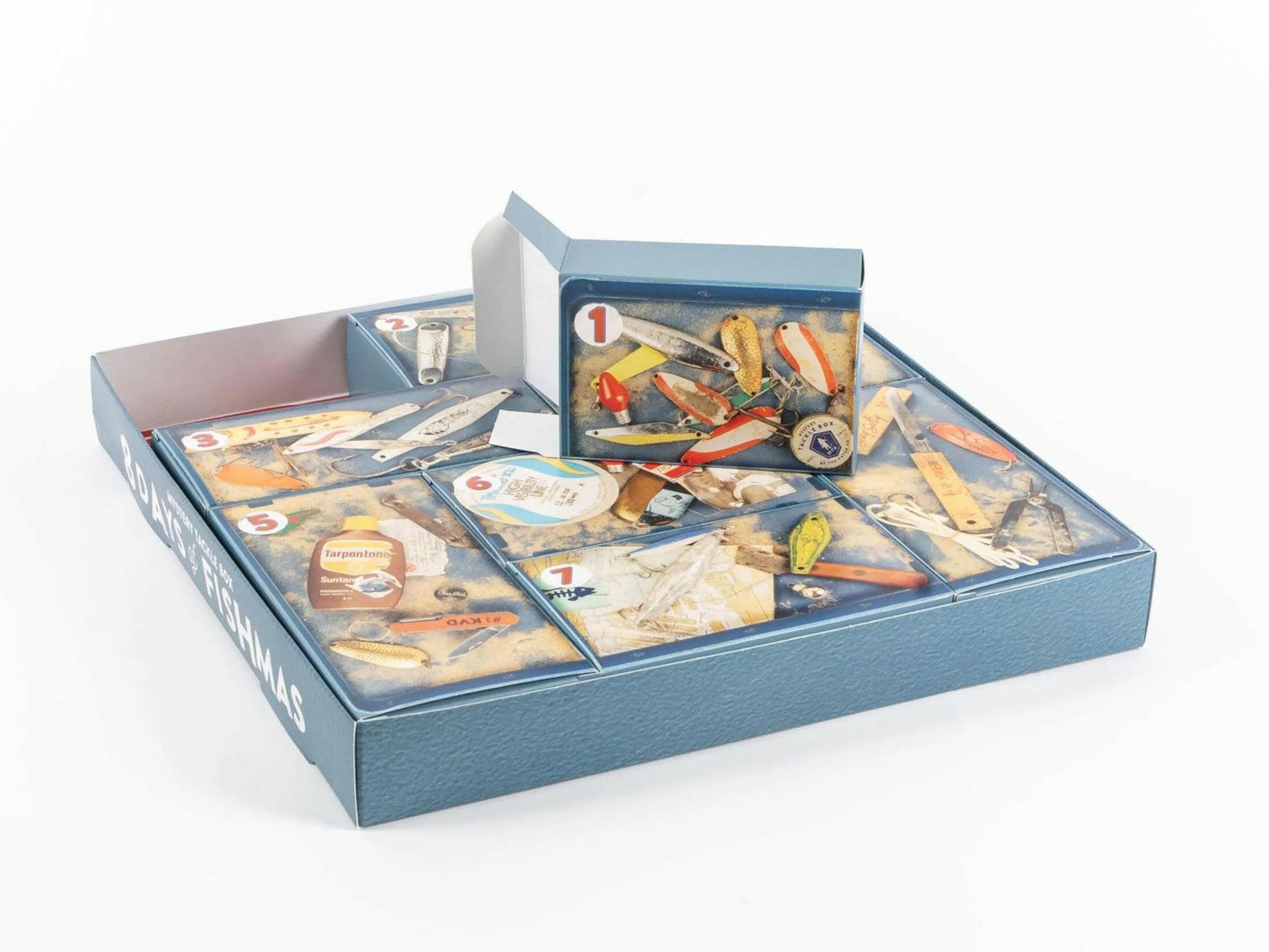 8 Days of Salt Fishing Lures Holiday Advent Calendar 2023.