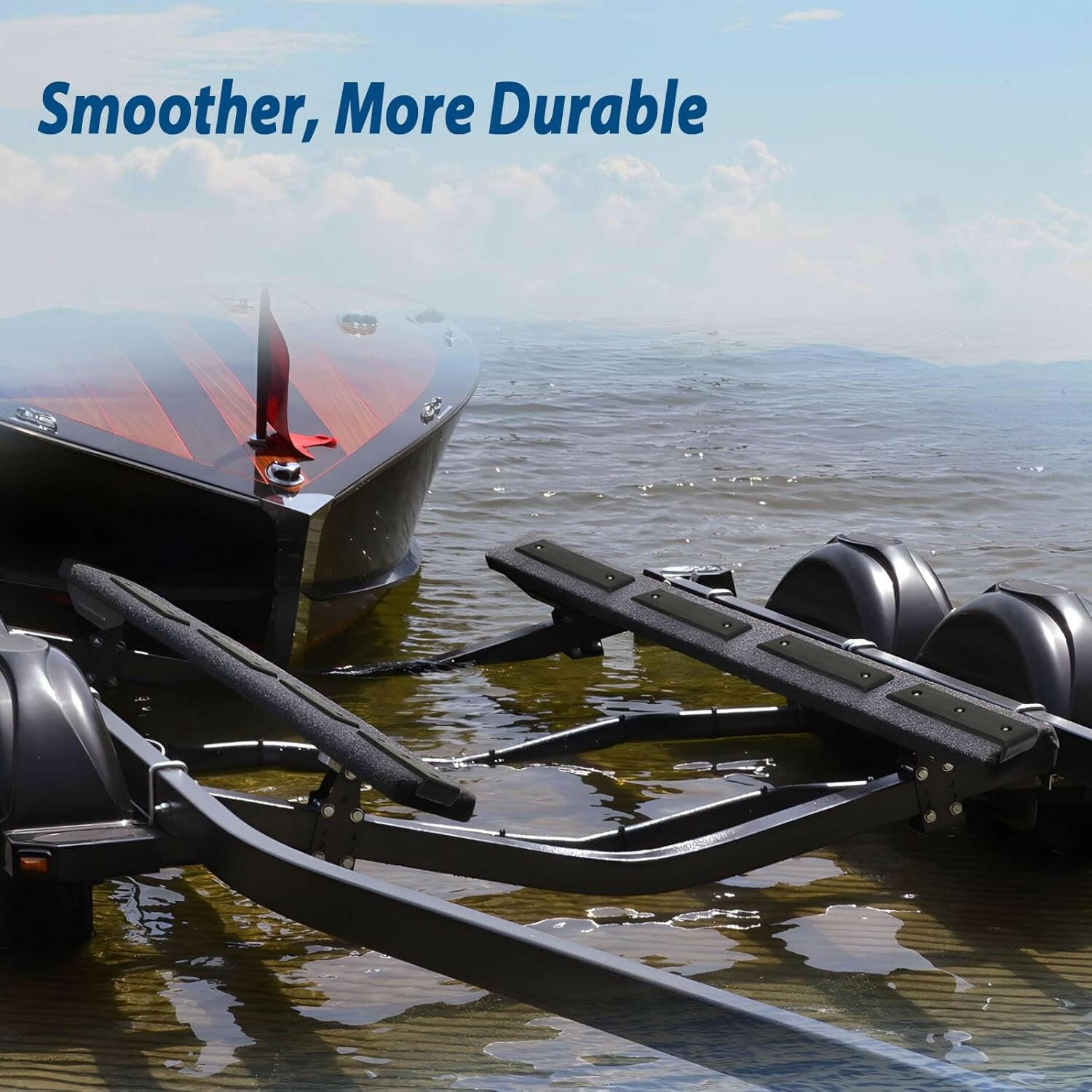 Premium Heavy-Duty Boat Trailer Bunk Slides - 3" x 10" for Effortless Loading and Unloading.