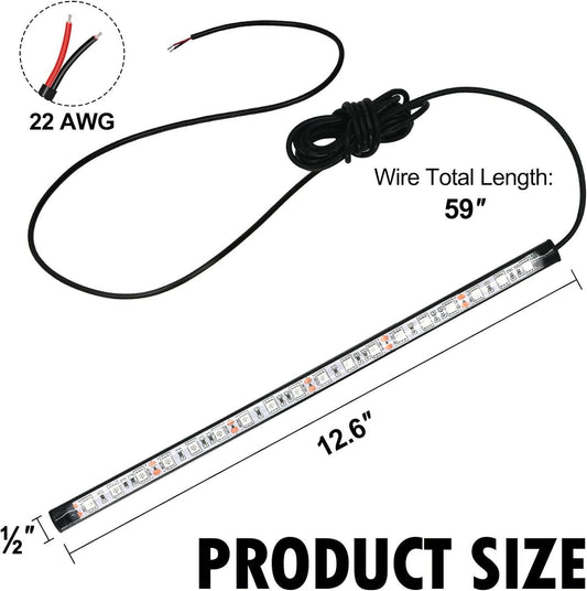 Brighten Your Night Adventures with IP67 Waterproof LED Pontoon Boat Lights - Perfect for Fishing, Yachts, Bass Boats & Jet Skis (Blue, 3.5W).