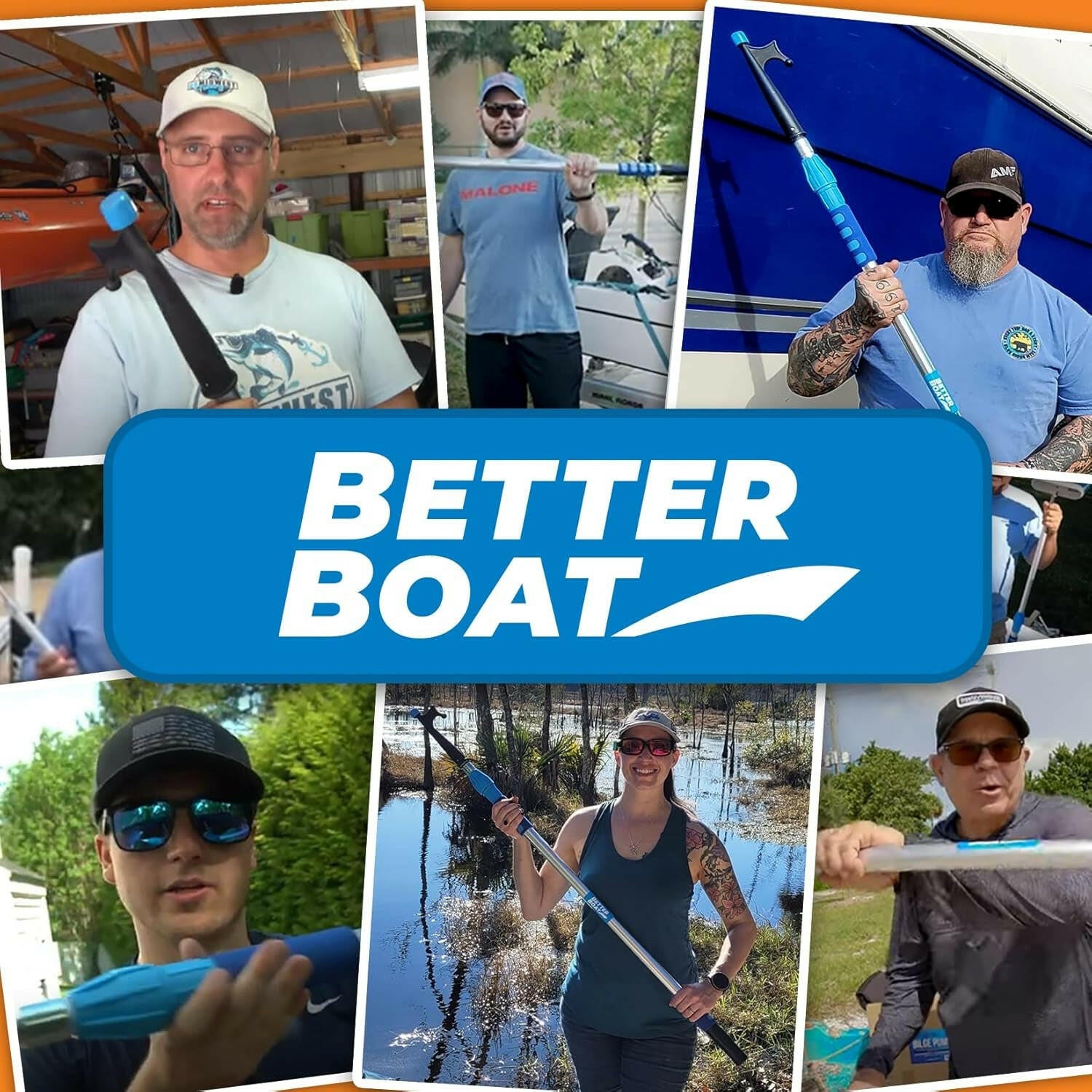 Elevate Your Docking Experience with Our Telescoping Boat Hook Pole – Essential for Every Boat & Pontoon! 🚤🌊.