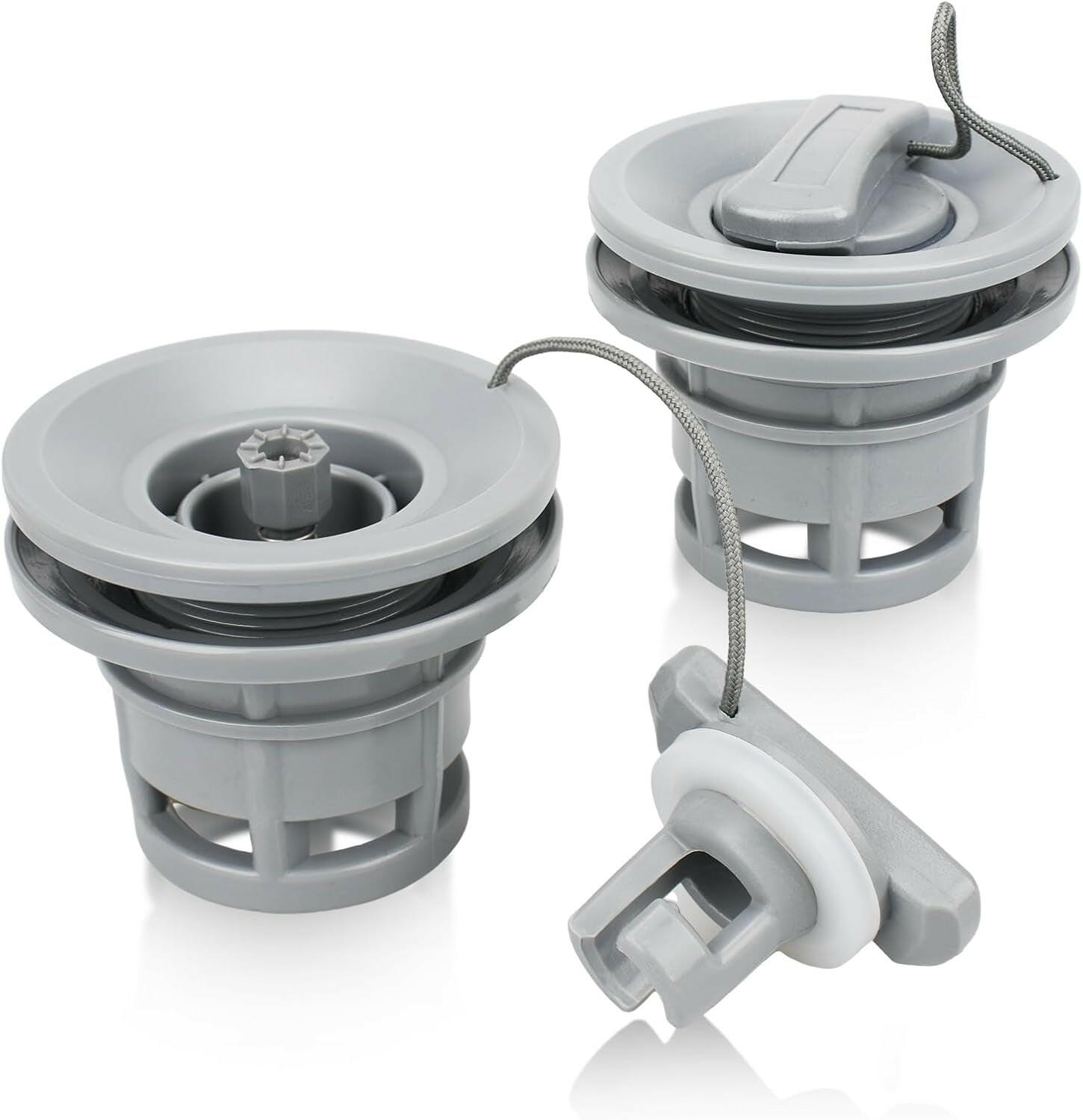 Upgrade Your Adventure! 🌊✨ Inflatable Boat Air Valve Cap Plugs Kit - Perfect for Kayaks, Rafts & More! 🚣‍♂️💨 (Pack of 2).