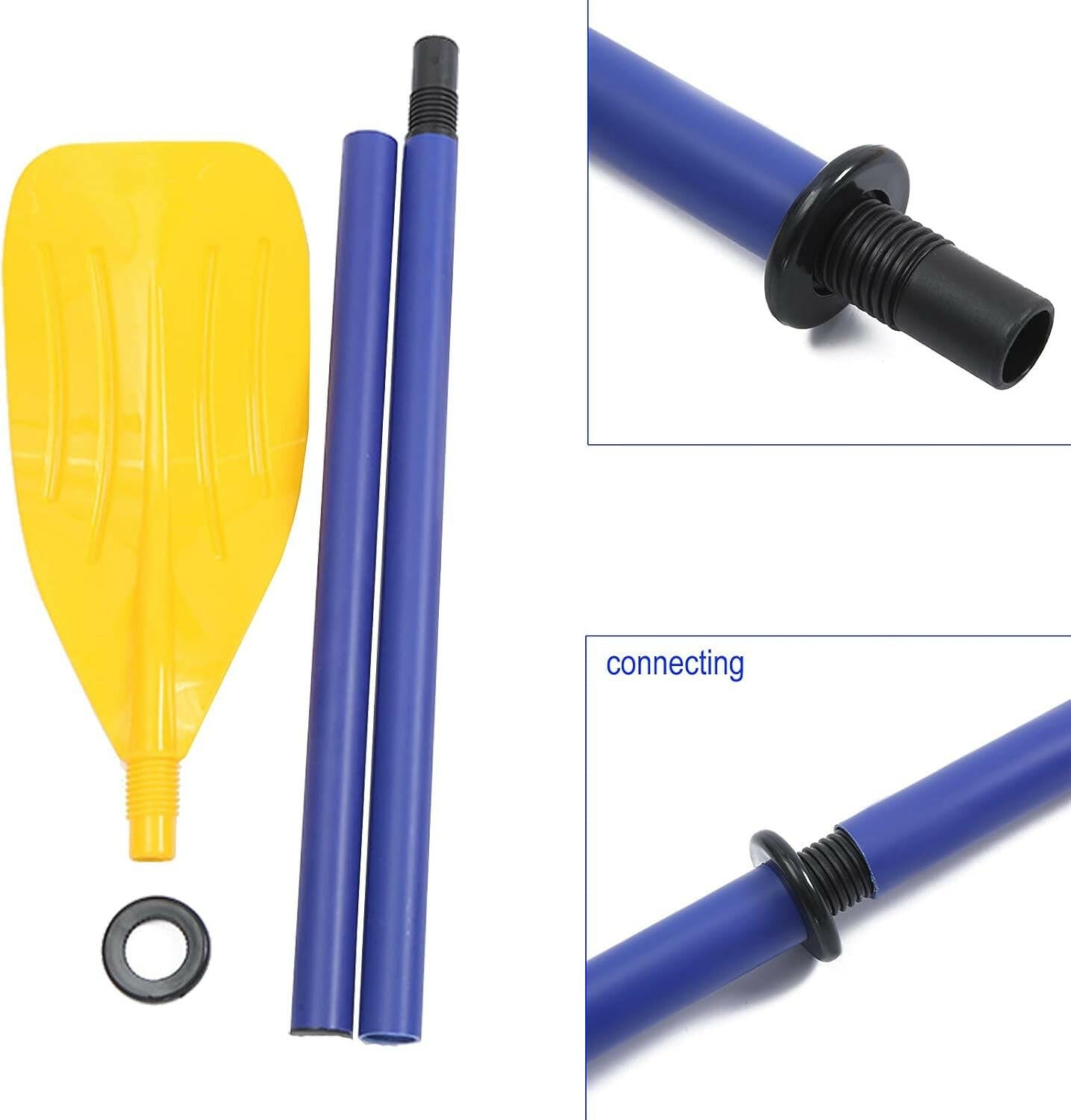 Upgrade Your Water Adventures with Our Detachable Kayak Paddles! 🌊🚣‍♂️ Perfect for Inflatable Boats and Canoes! #WaterSports #Kayaking.