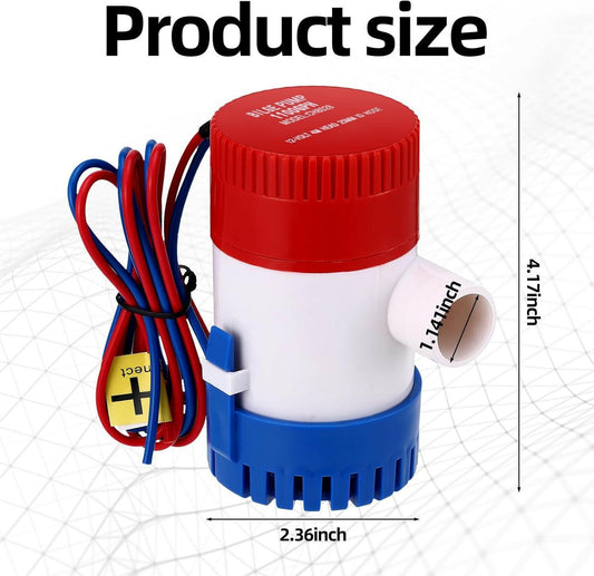 Upgrade Your Water Management with Our 2-Pack 12V Submersible Bilge Pumps – Perfect for Boats, Pools, and Ponds! 🌊🚤 #WaterPump #BoatingEssentials #DIY.