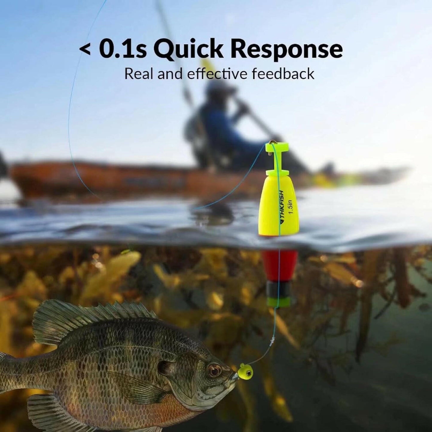 Premium 5PCS EVA Foam Fishing Bobbers - Vibrant Red/Green Snap-On Floats for Freshwater & Saltwater Adventures.