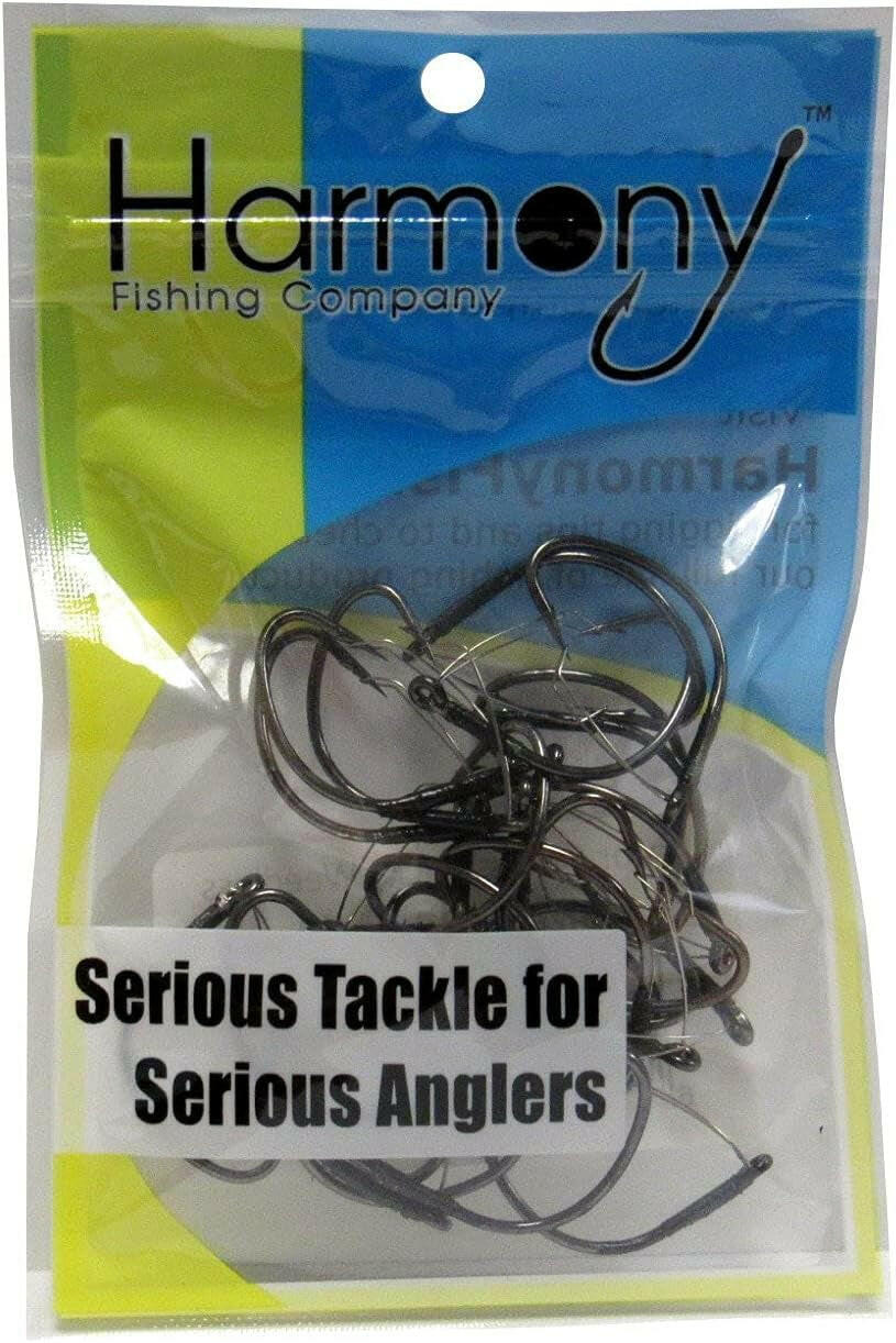 Harmony Fishing Razor Series Wacky Weedless WG Hooks - Premier Bass Fishing Hooks for Wacky and Neko Rigs