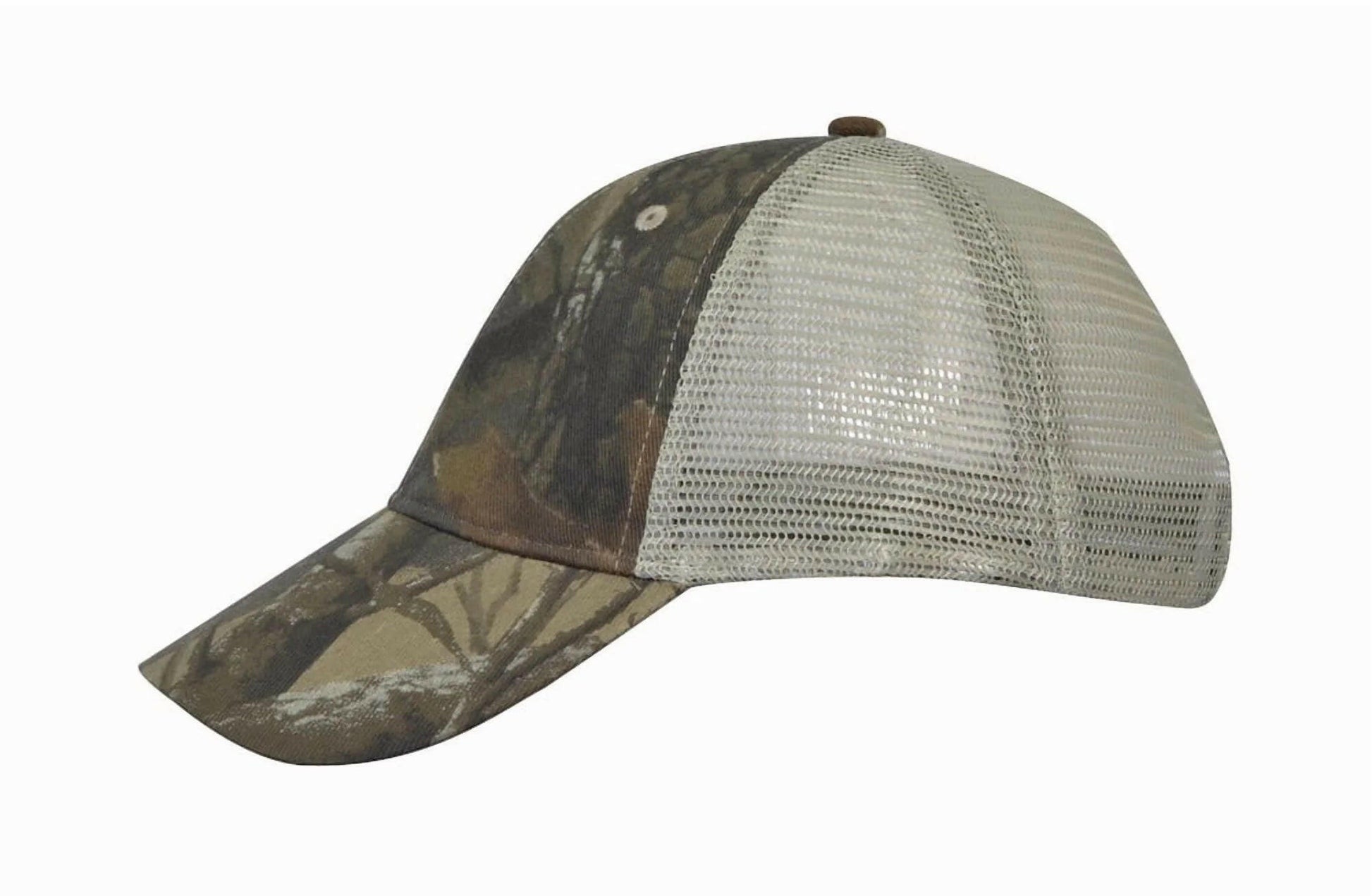 Realtree Hardwood Mesh Baseball Cap for Outdoor Sports and Hunting - Unisex Trucker Hat with Embroidery