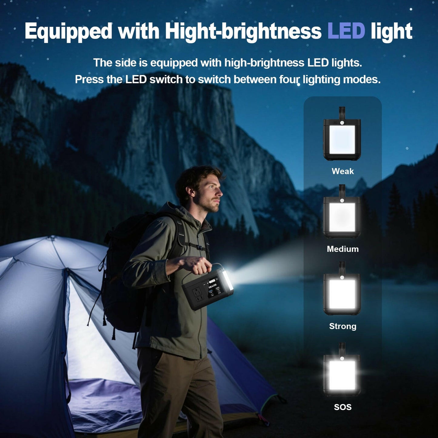 Portable Power Station P86, 88.8Wh LiFePO4 Battery with 120W AC Outputs - Solar Generator for Travel and Camping