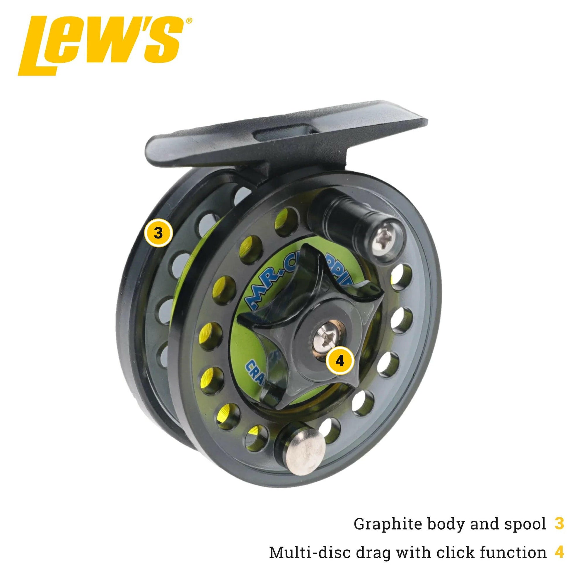 Crappie Thunder Solo Jigging Reel and 11-Foot 2-Piece Fishing Rod Combo in Green