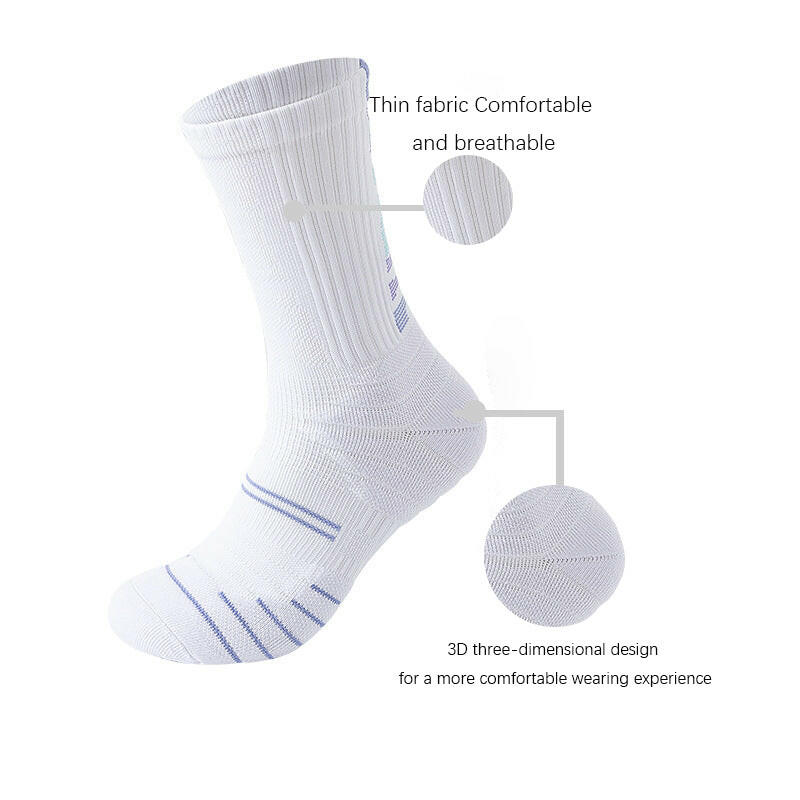 9 Pairs Men Compression Crew Running Socks Athletic Socks with Cushion Work Hiking Basketball Sport Socks Anti-Odor and Anti-Slip for Running Fitness Hiking and Cycling