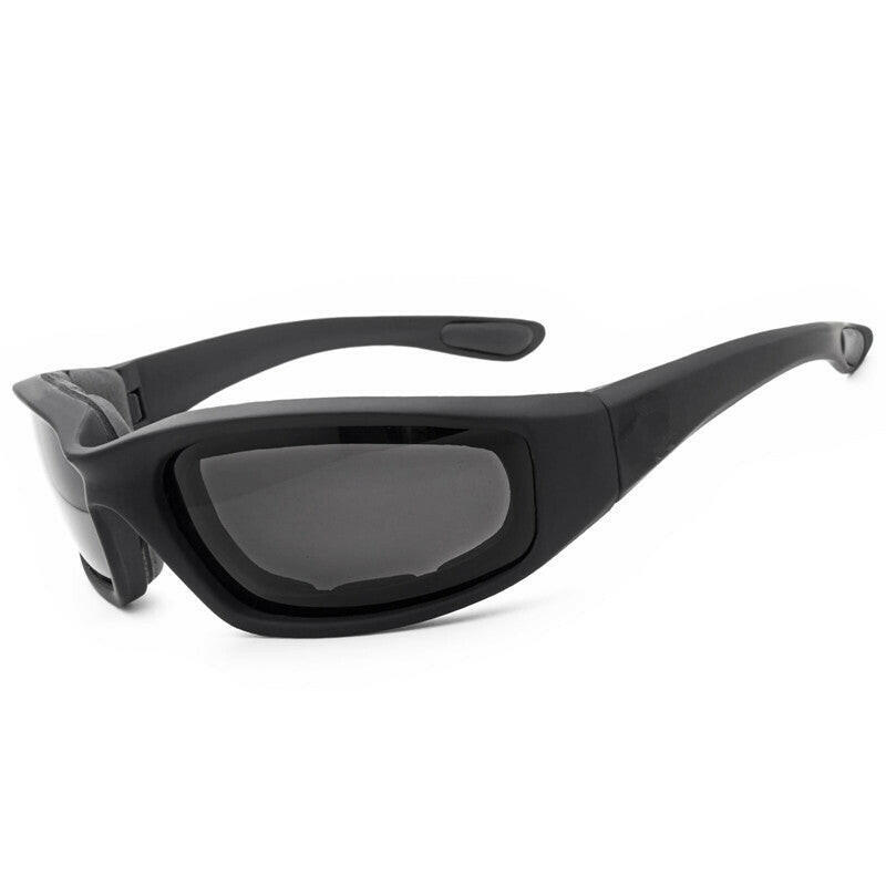 Men's Wraparound Cycling Sunglasses - UV400 Protection Outdoor Sports Glasses for Fishing and Driving, Windproof Gray Lens, Pack of 3