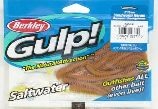 Catch the Big One with Gulp! Saltwater Sandworm Soft Bait! 🐟🌊.