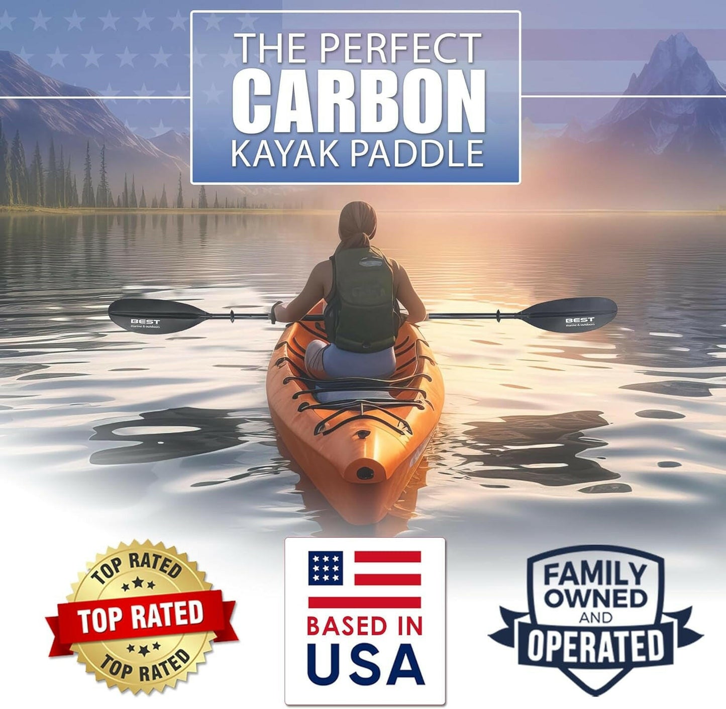 Lightweight Carbon Fiber Kayak Paddles - Perfect for Your Next Adventure! 🛶✨ Available in 220cm, 234cm, and 250cm!