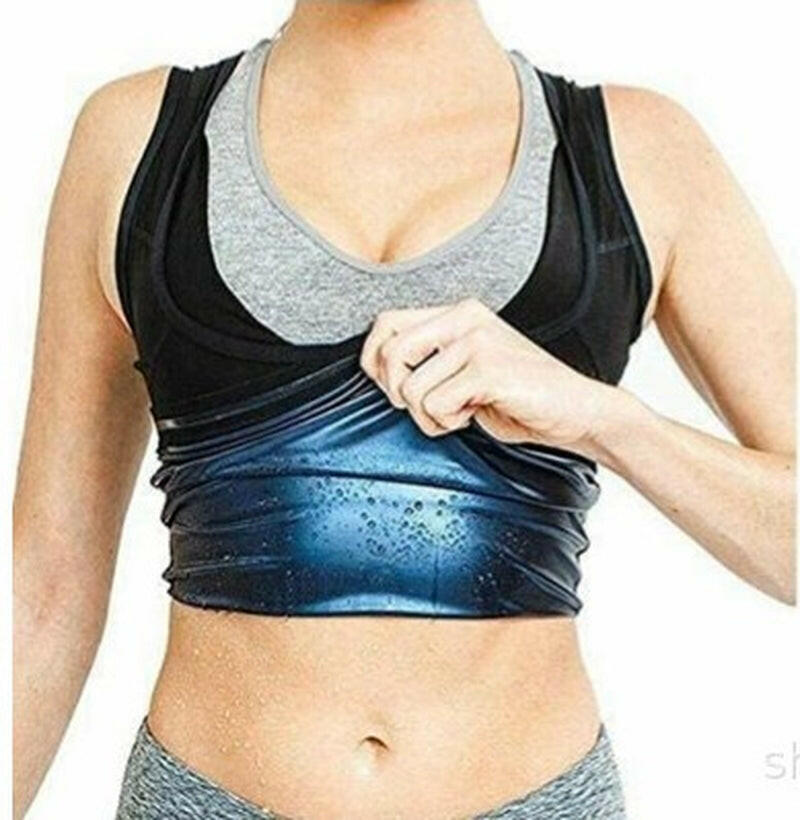 Sauna Shirt for Men Women Weight Loss Sweat Vest Suit Waist Trainer Shaper Slimming Workout Shapewear Tanks Fat Burner Shapewear