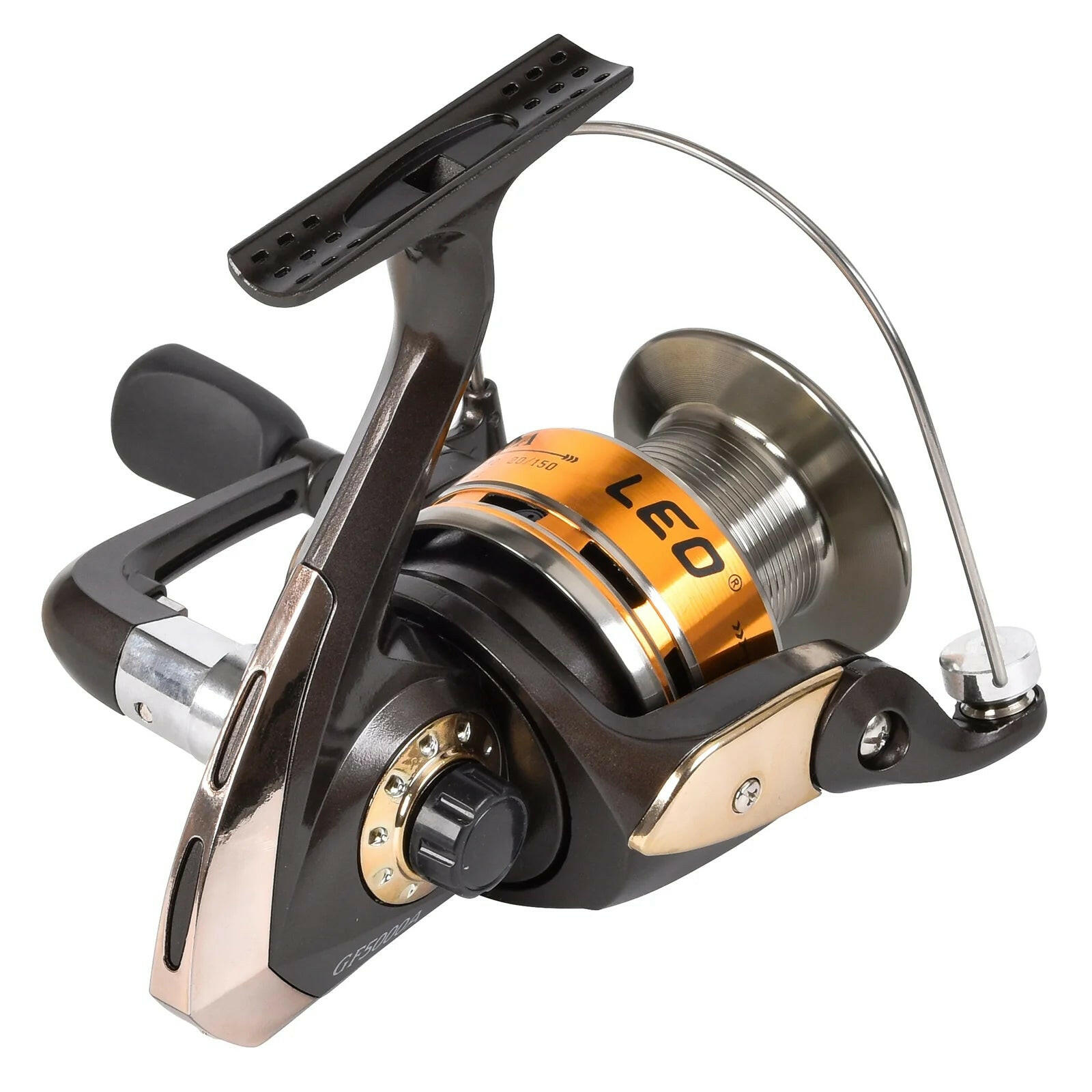 2-Piece Carbon Fiber Telescopic Fishing Rod and Reel Combo Set with Spinning Reel Gear Organizer
