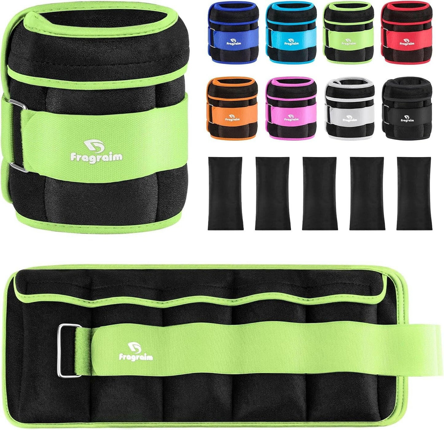 Transform Your Fitness Routine with Adjustable Ankle Weights (1-20 lbs) - Perfect for Jogging, Gymnastics, Aerobics & Rehab! Customize Your Workout Today!.